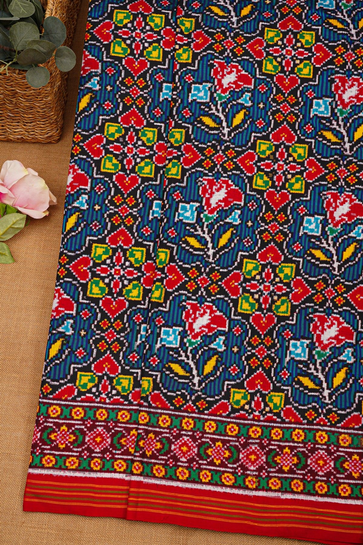 Patola Silk Multi-Colour Saree