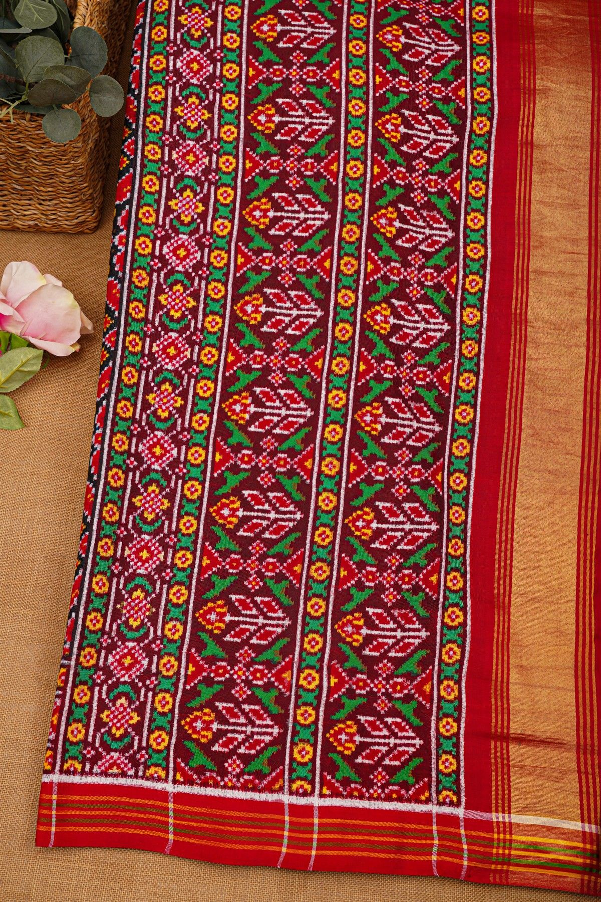 Patola Silk Multi-Colour Saree