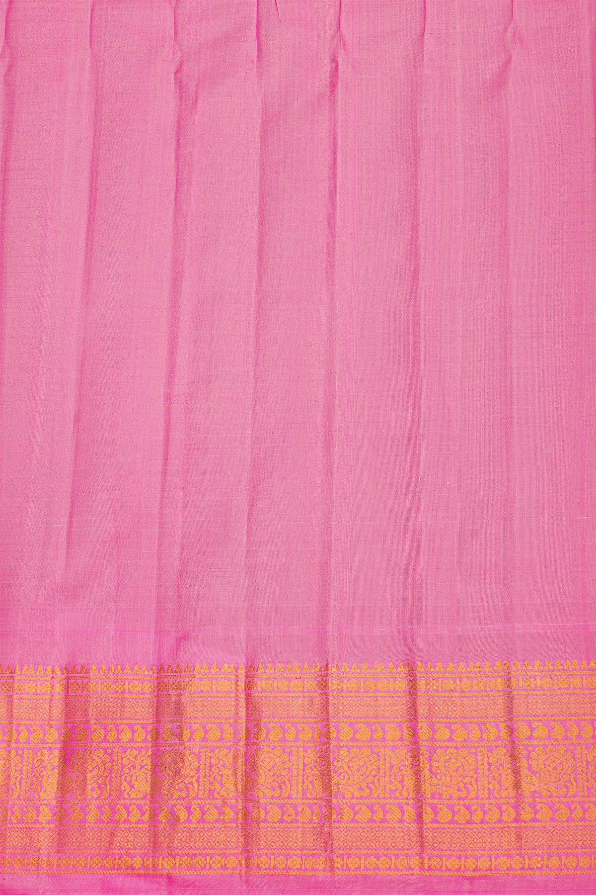 Gadwal Silk Purple Saree With Temples Border