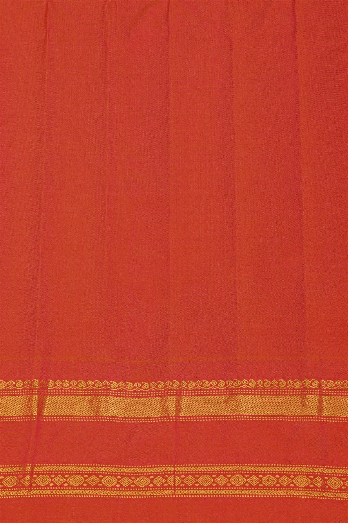 Gadwal Silk Wine Saree With Lines Body And Contrast Mango Paisley Border