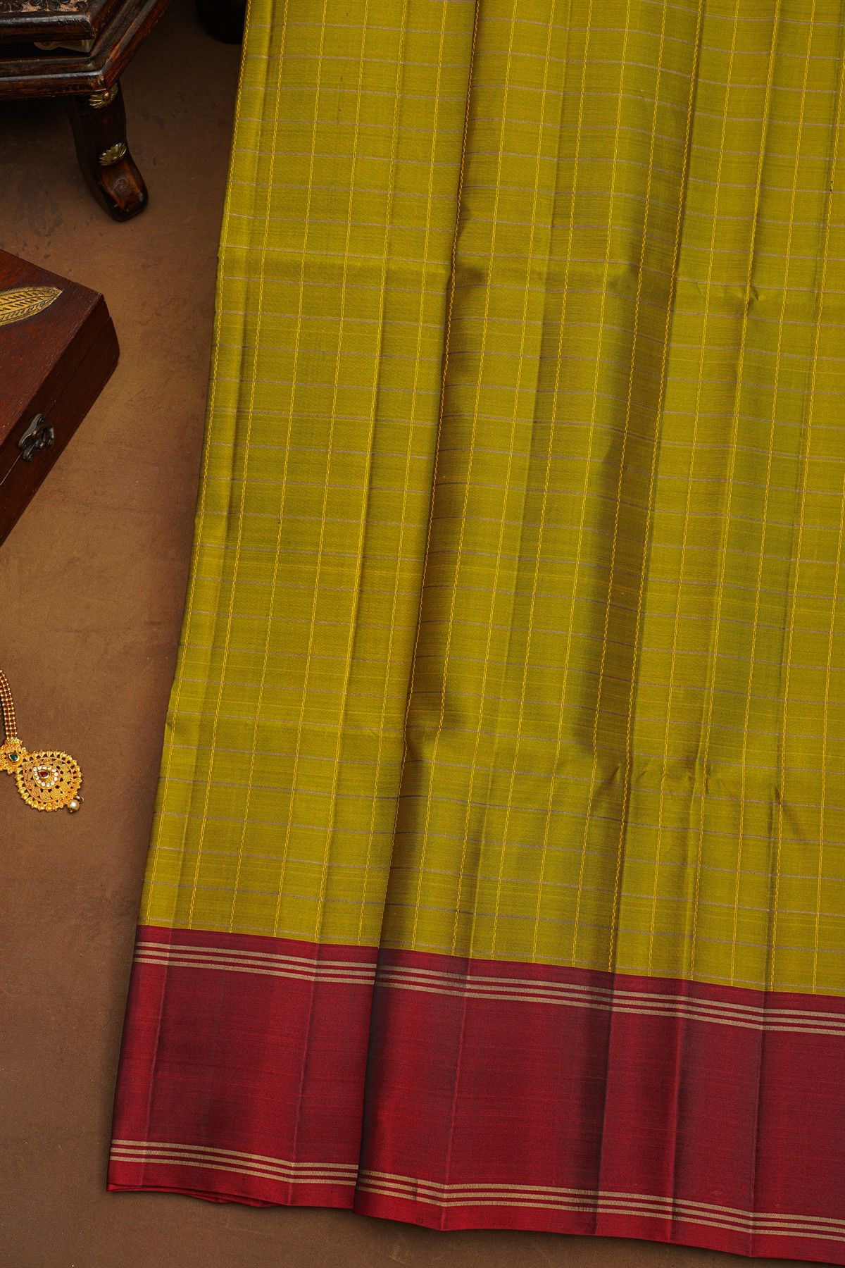 Coimbatore Soft Silk Mehendi Green Saree
