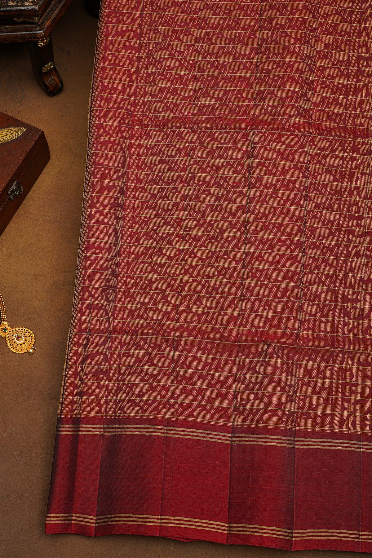 Coimbatore Soft Silk Mehendi Green Saree