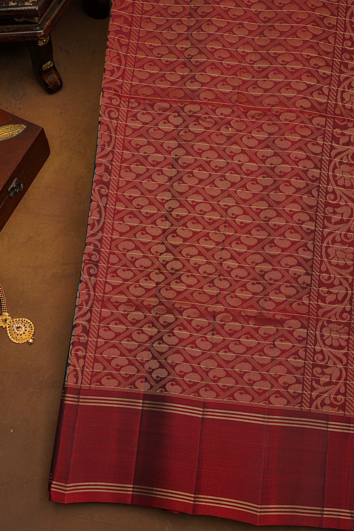 Coimbatore Soft Silk Blue Saree