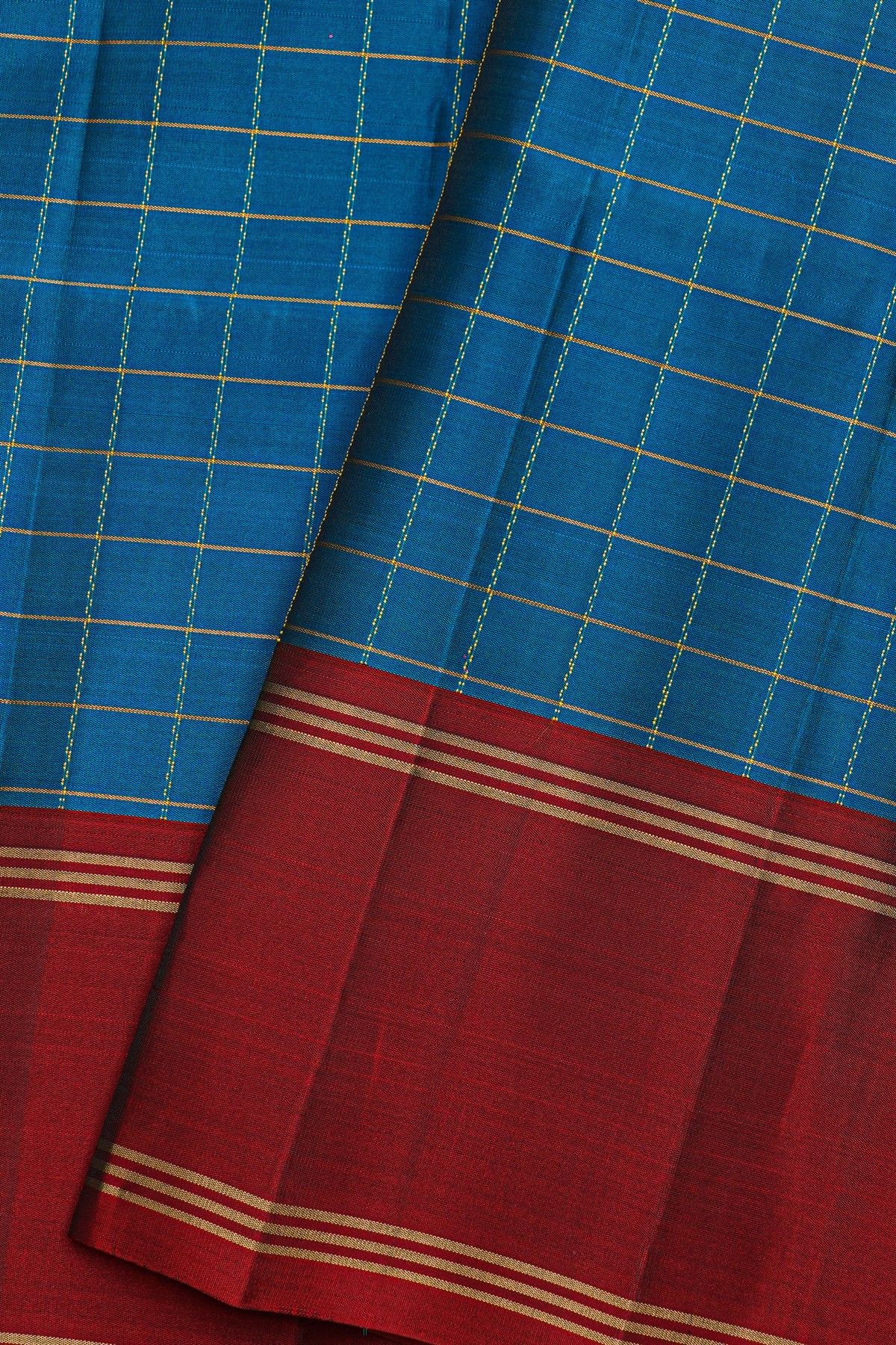 Coimbatore Soft Silk Blue Saree