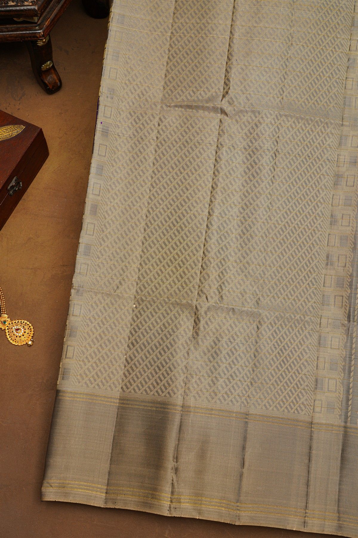 Coimbatore Soft Silk Navy Blue Saree