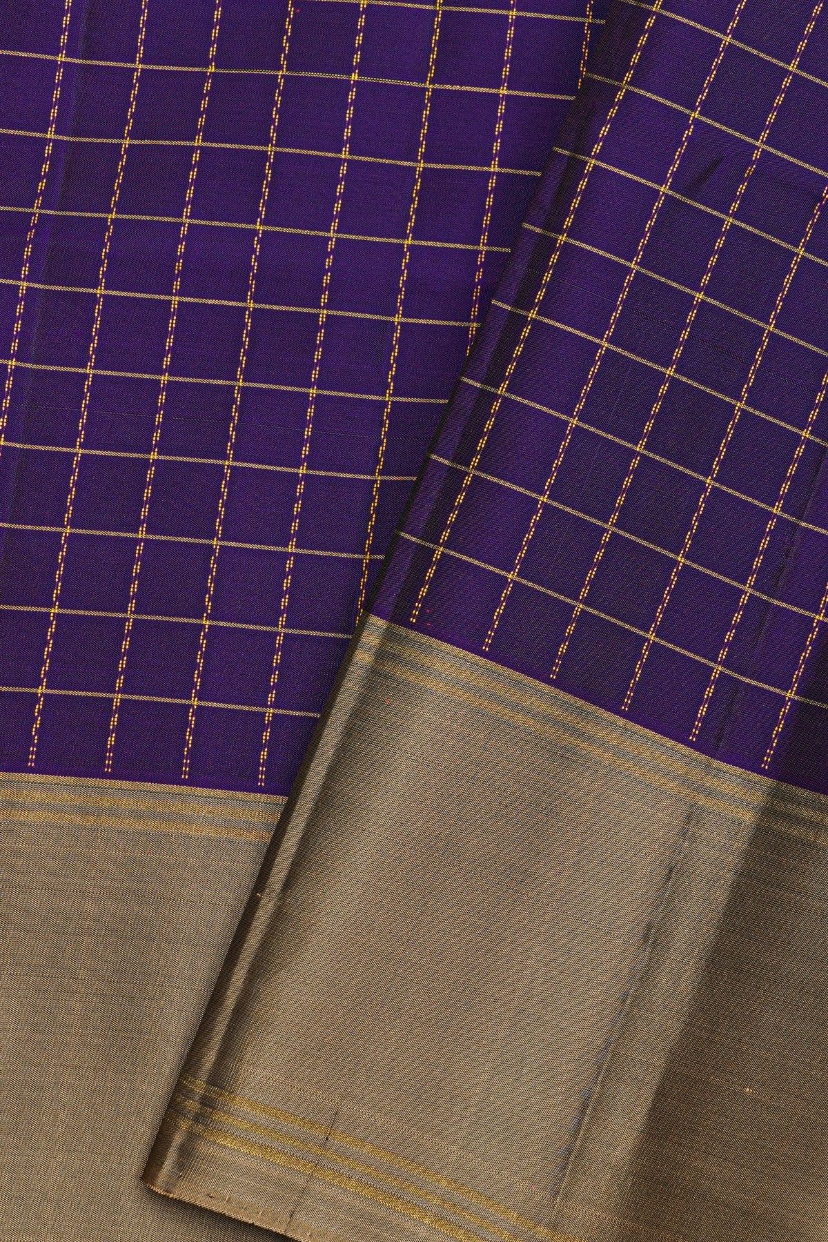 Coimbatore Soft Silk Navy Blue Saree
