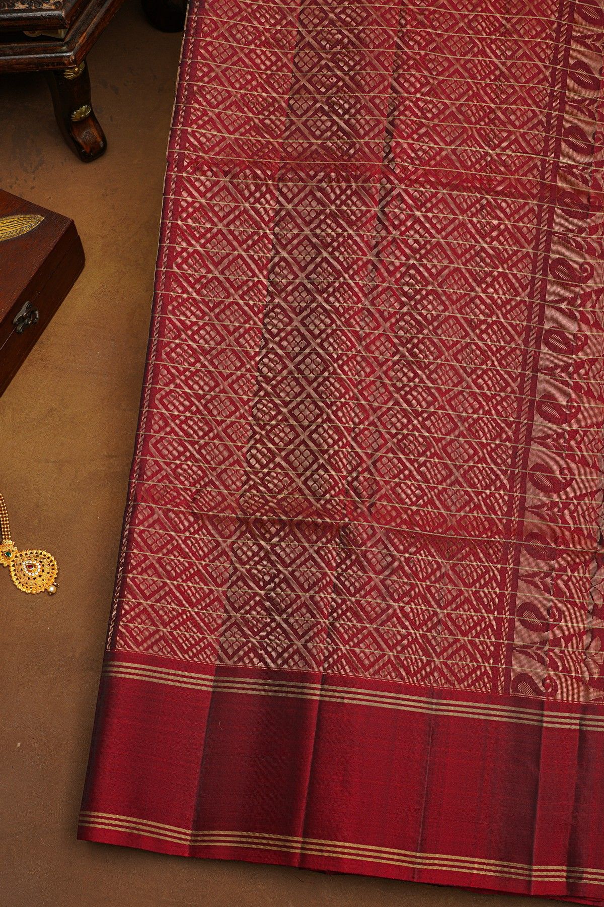 Coimbatore Soft Silk Bottle Green Saree