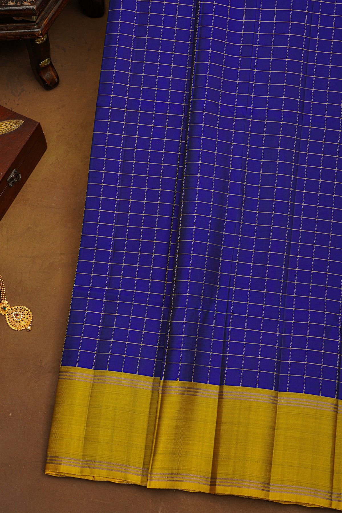 Coimbatore Soft Silk Royal Blue Saree