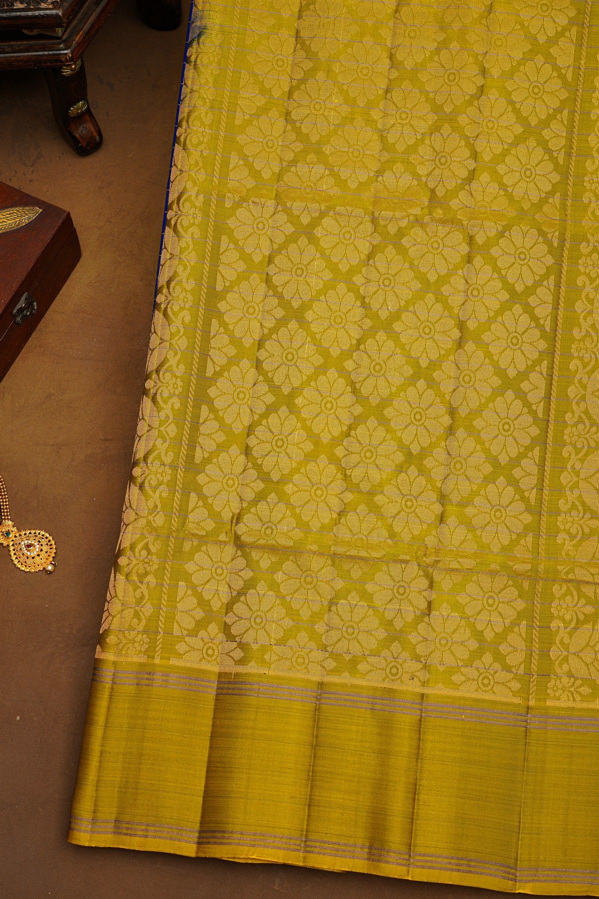 Coimbatore Soft Silk Royal Blue Saree