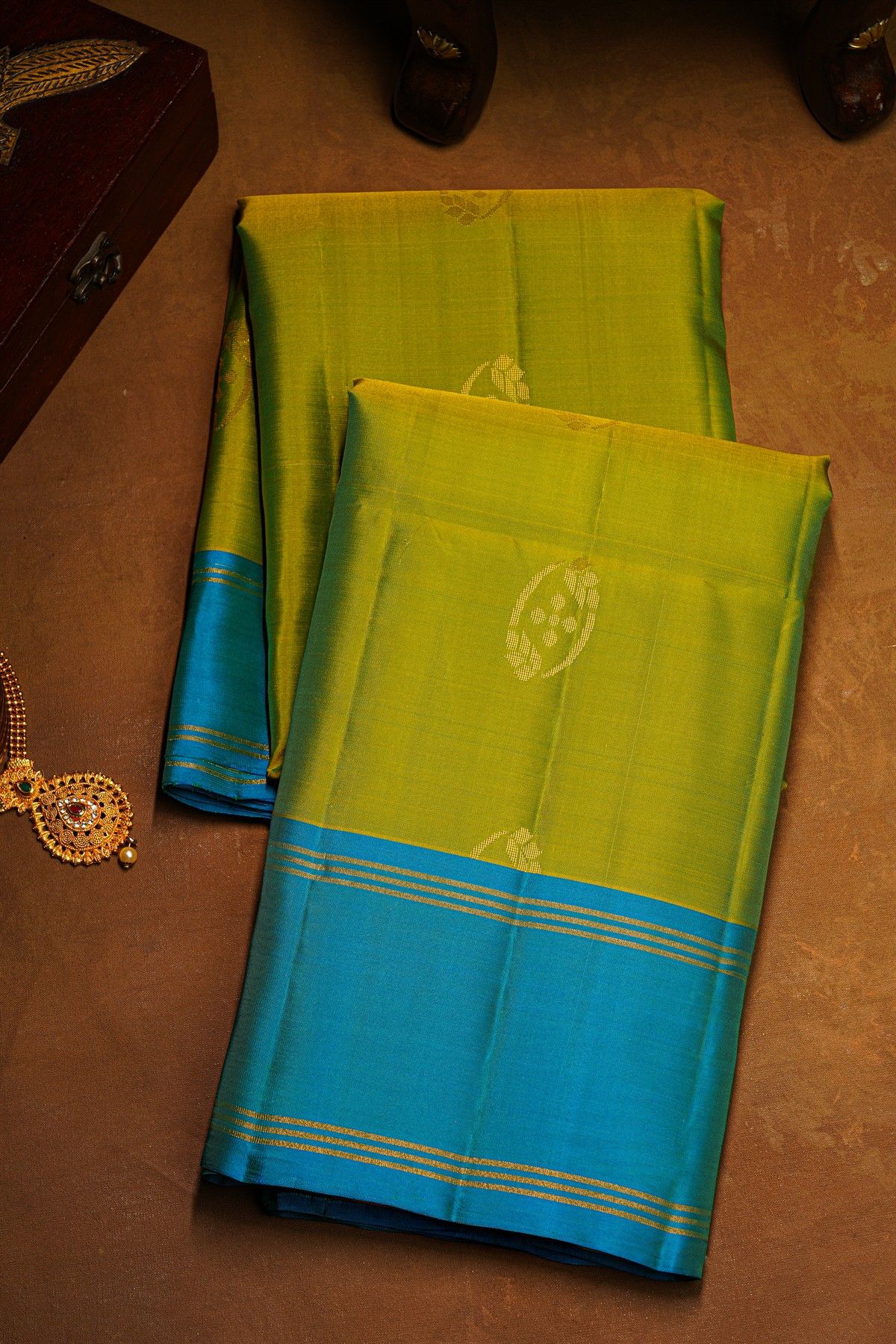Coimbatore Soft Silk Green Saree