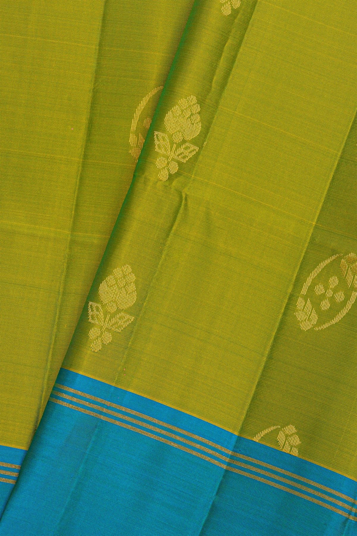 Coimbatore Soft Silk Green Saree