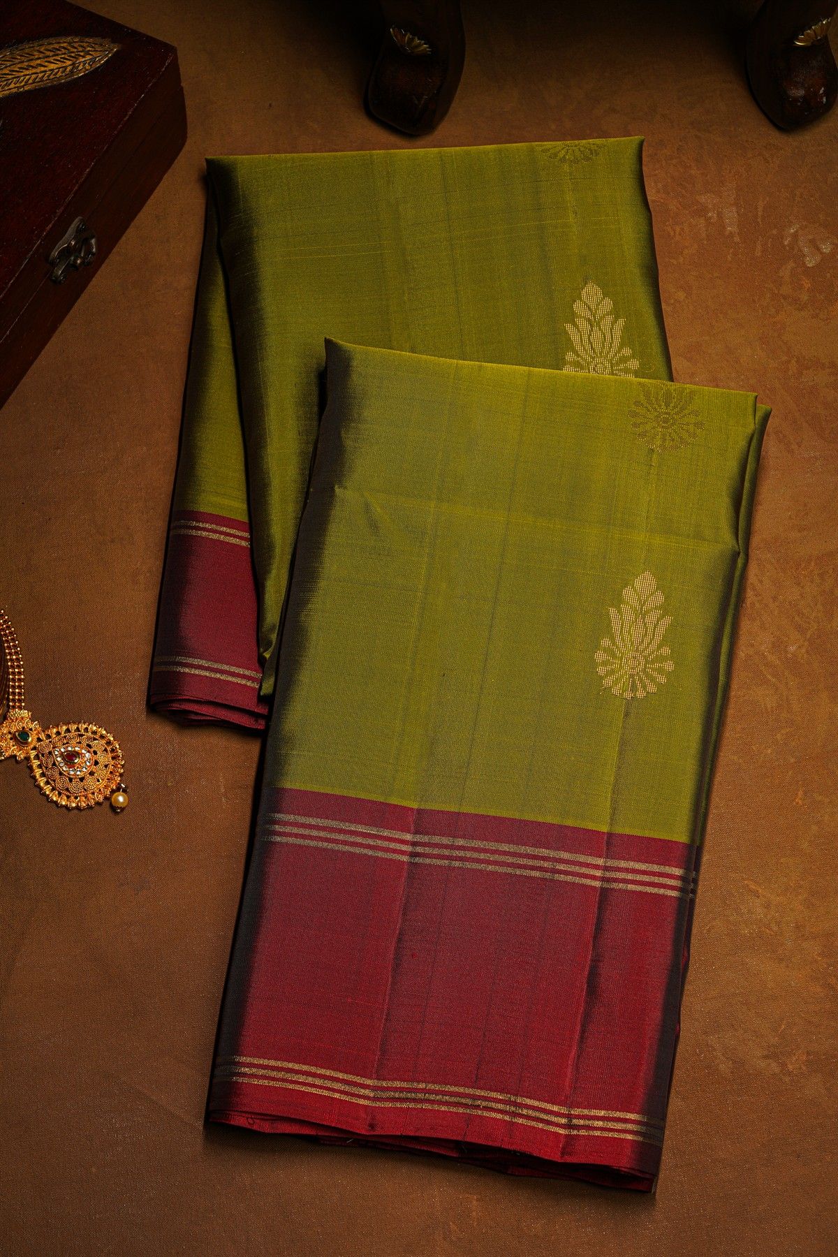 Coimbatore Soft Silk Mehendi Green Saree