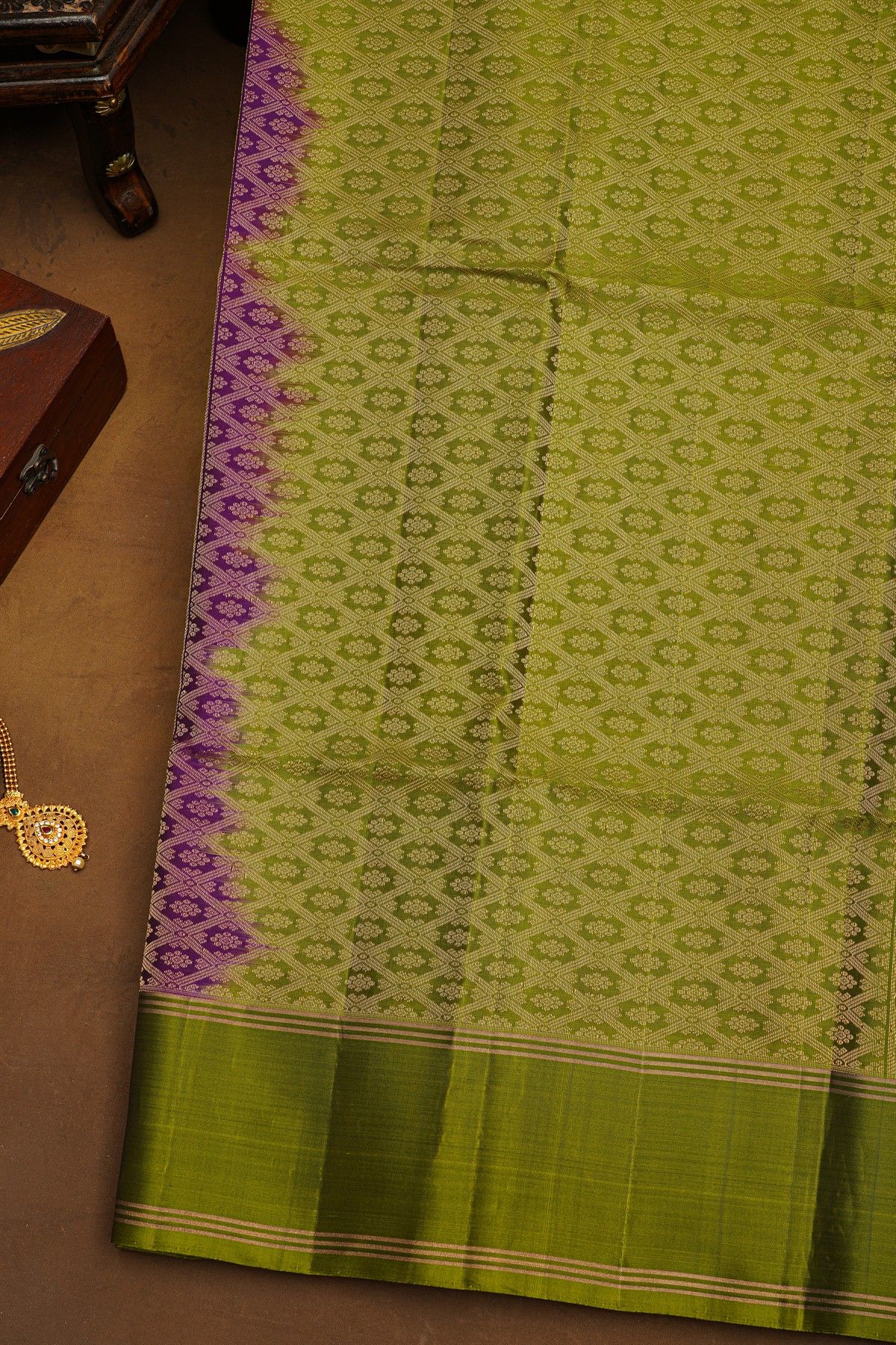 Coimbatore Soft Silk Purple Saree