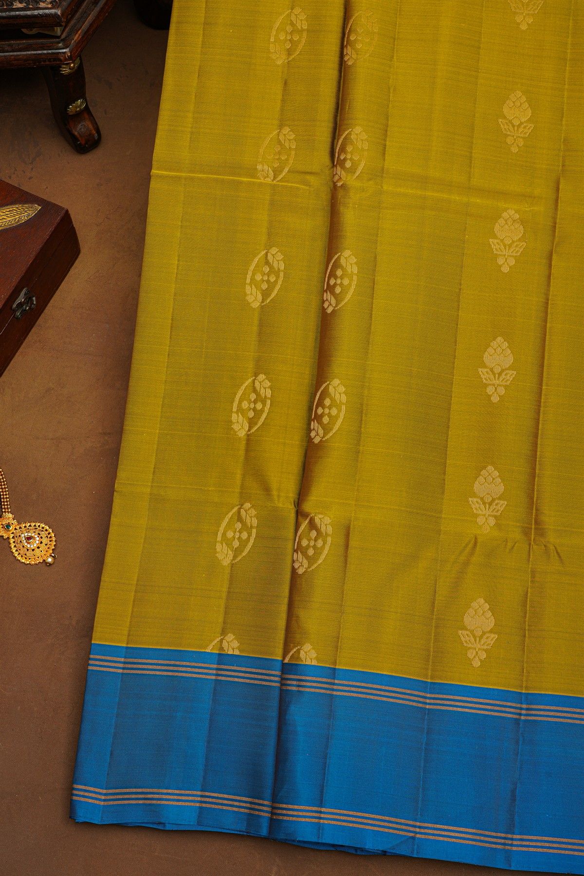Coimbatore Soft Silk Mehendi Green Saree