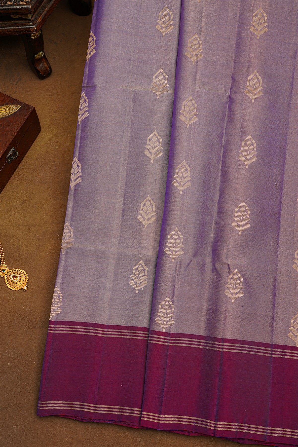 Coimbatore Soft Silk Purple Saree