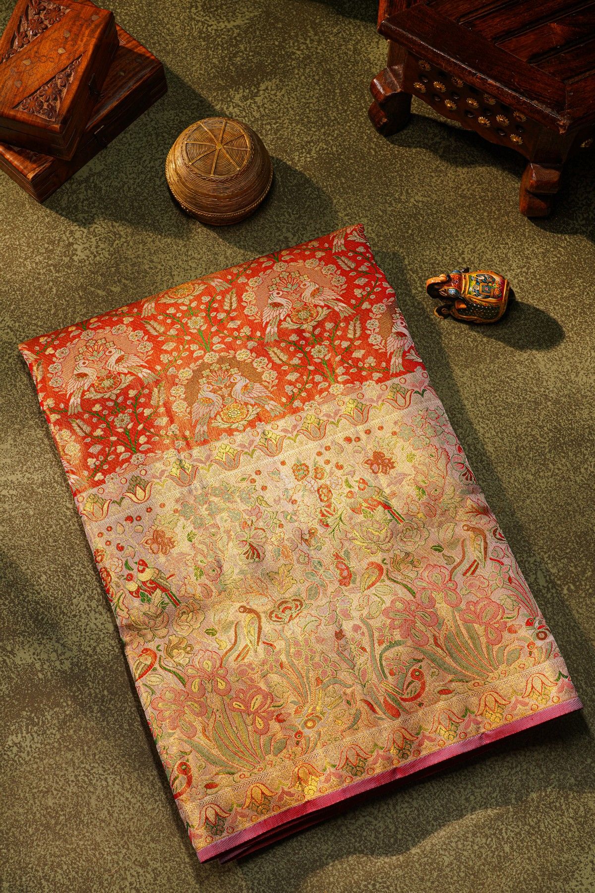 Kanchipuram Silk Red Saree