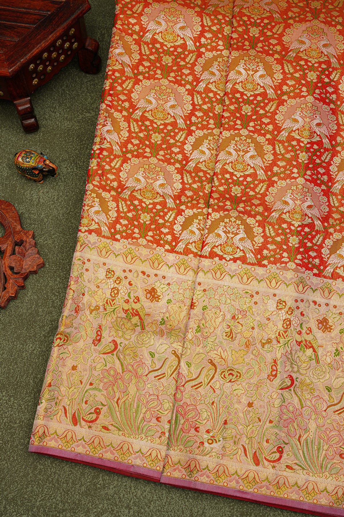Kanchipuram Silk Red Saree