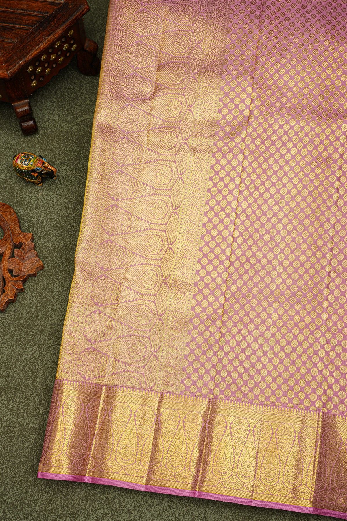 Kanchipuram Silk Maroon Saree