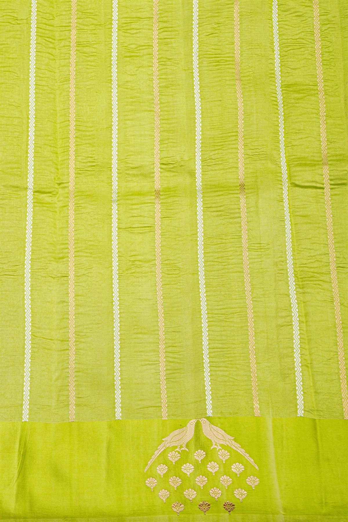 Fancy Matka Silk Light Green Saree