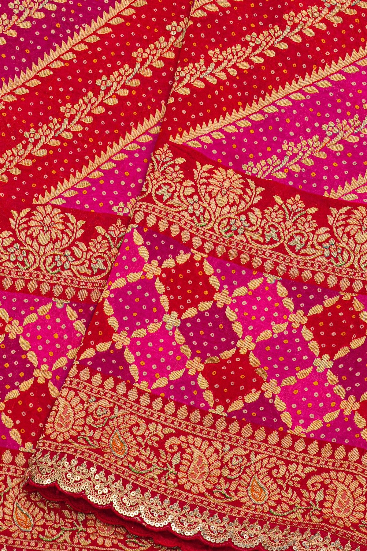 Banarasi Silk Multi-Colour Saree
