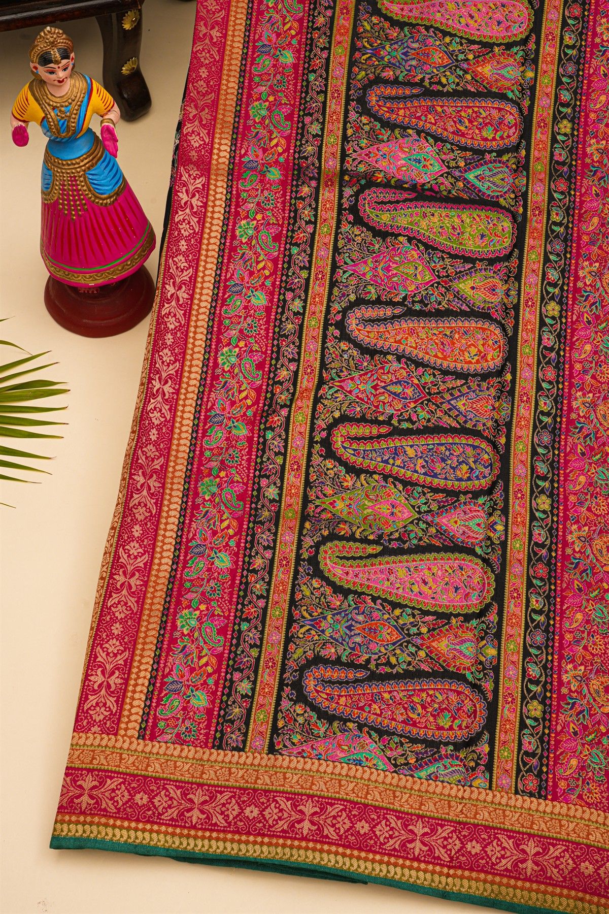 Banarasi Silk Black Saree