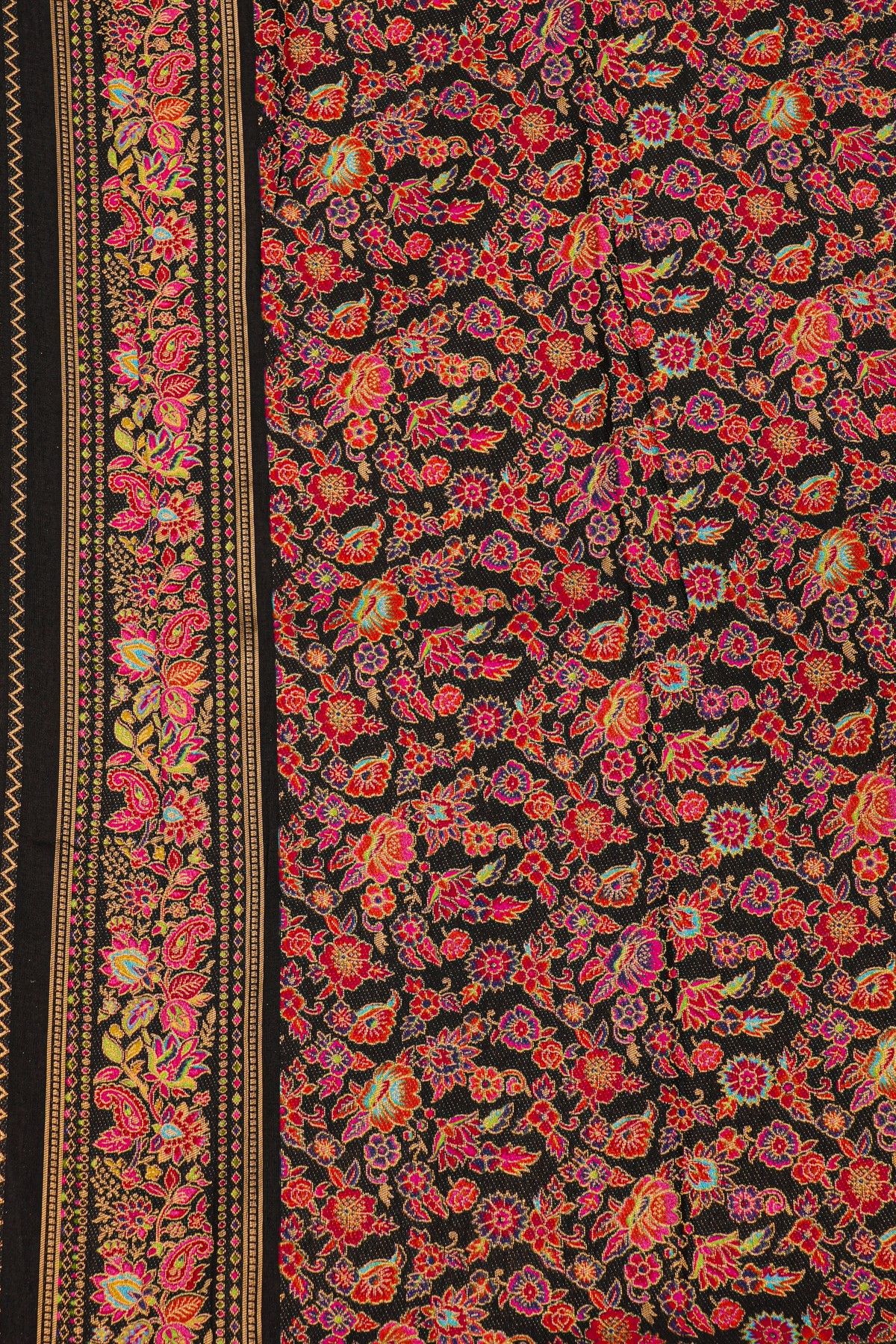 Banarasi Silk Black Saree