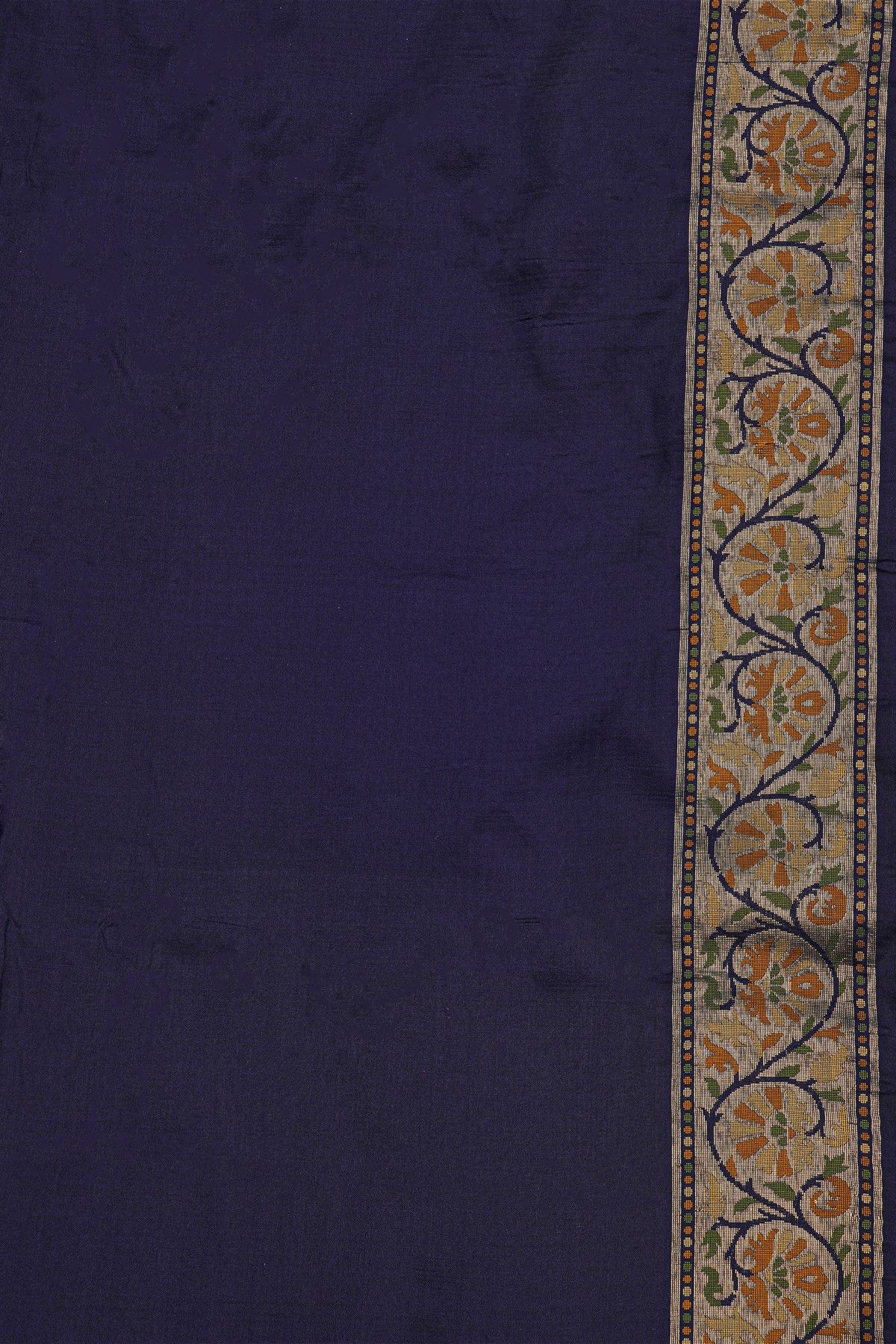 Banarasi Silk Navy Blue Saree