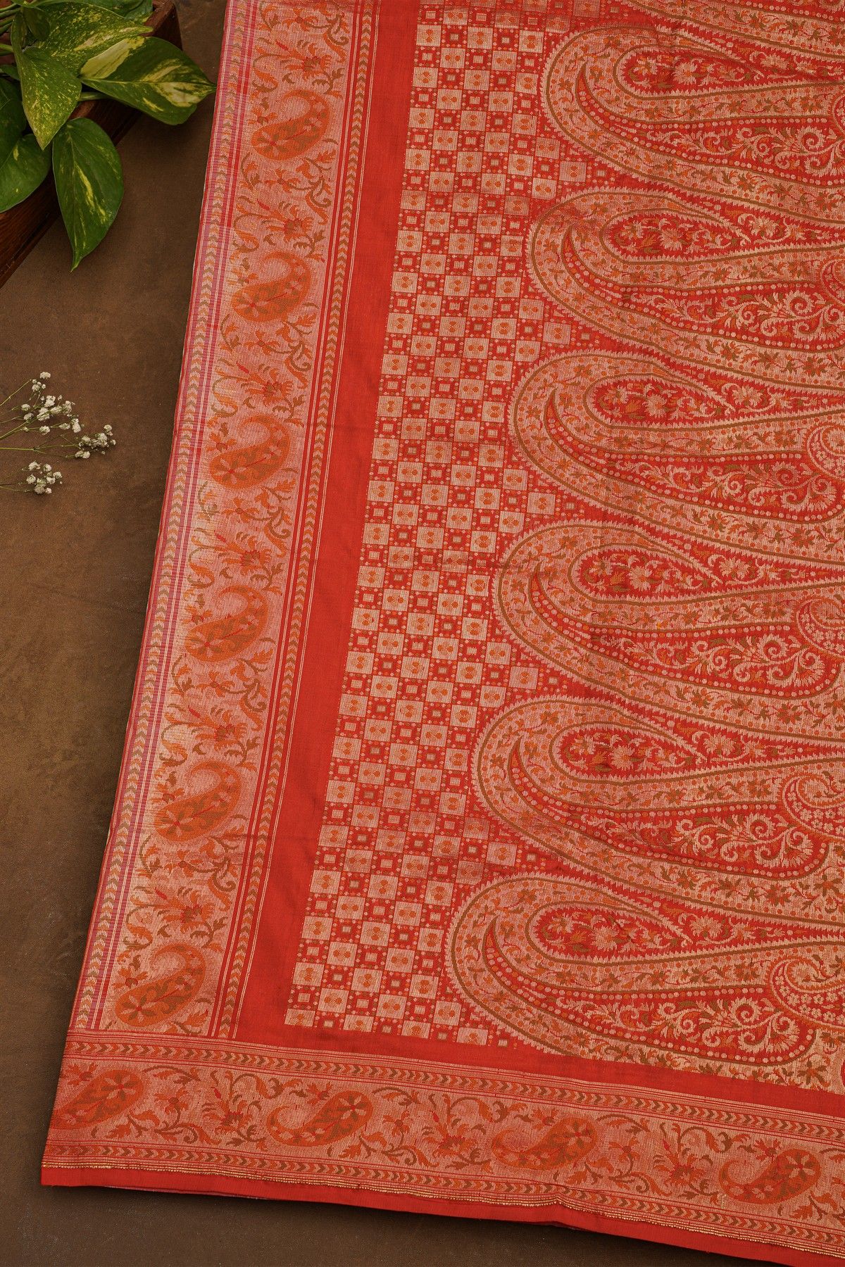 Banarasi Silk Off White Saree