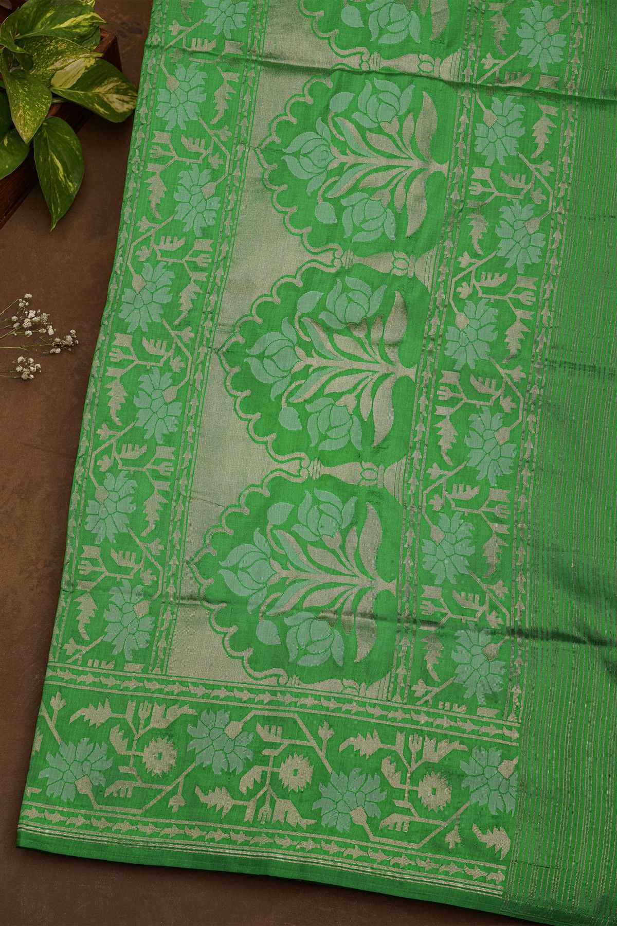 Banarasi Silk Green Saree
