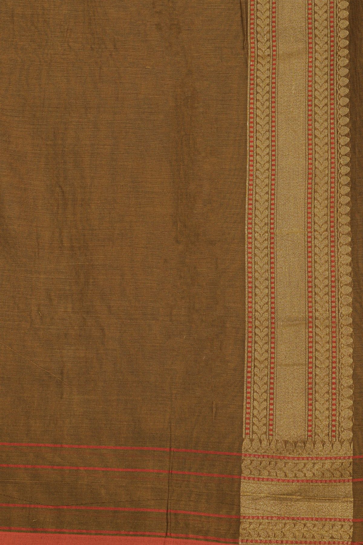 Banarasi Cotton Multi Colour Saree With Kaddi Pallu