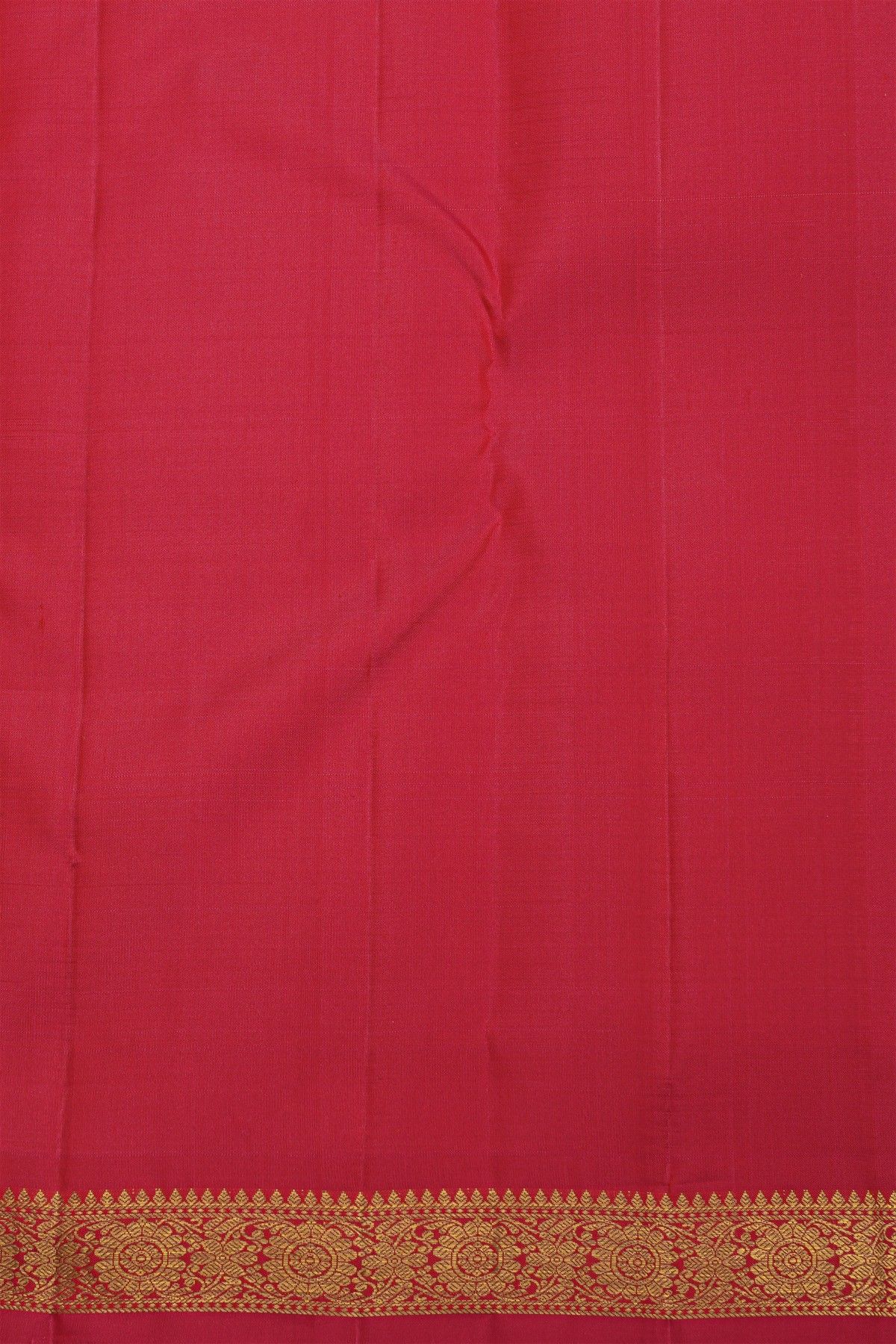 Kancheepuram Pure Silk Maroon Saree With Floral And Leaves Jaal Border