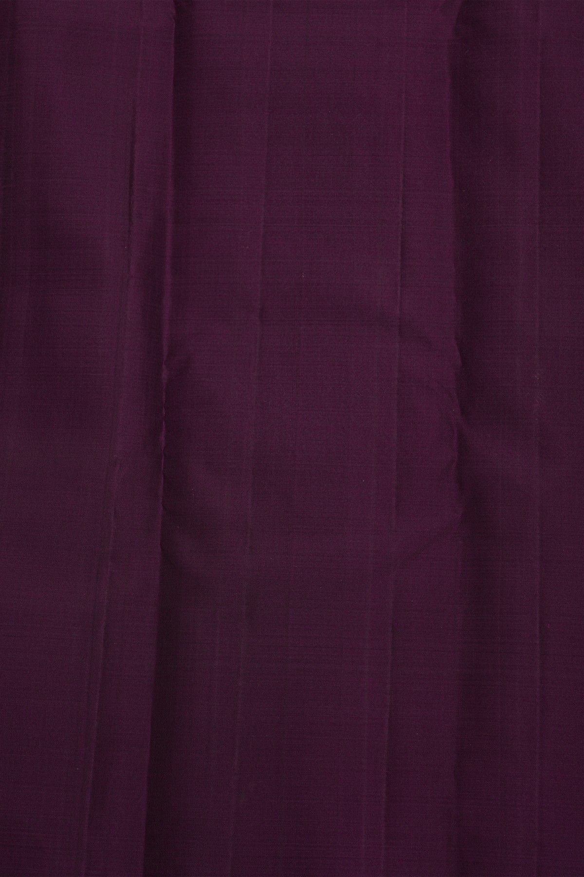 Kancheepuram Pure Silk Purple Saree With Florals And Birds Border