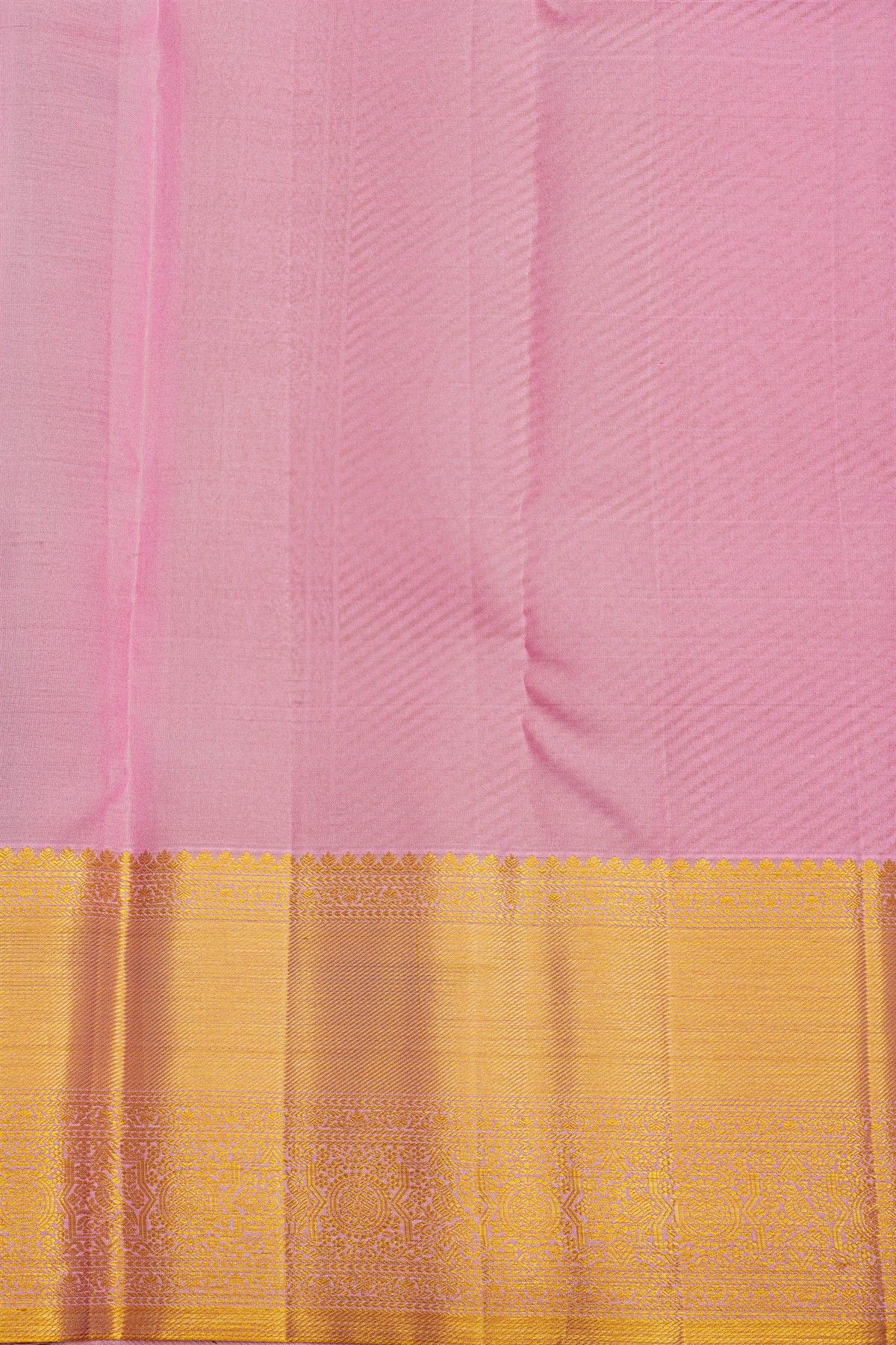 Kancheepuram Silk Maroon Saree With Floral Buttis Contrast Border
