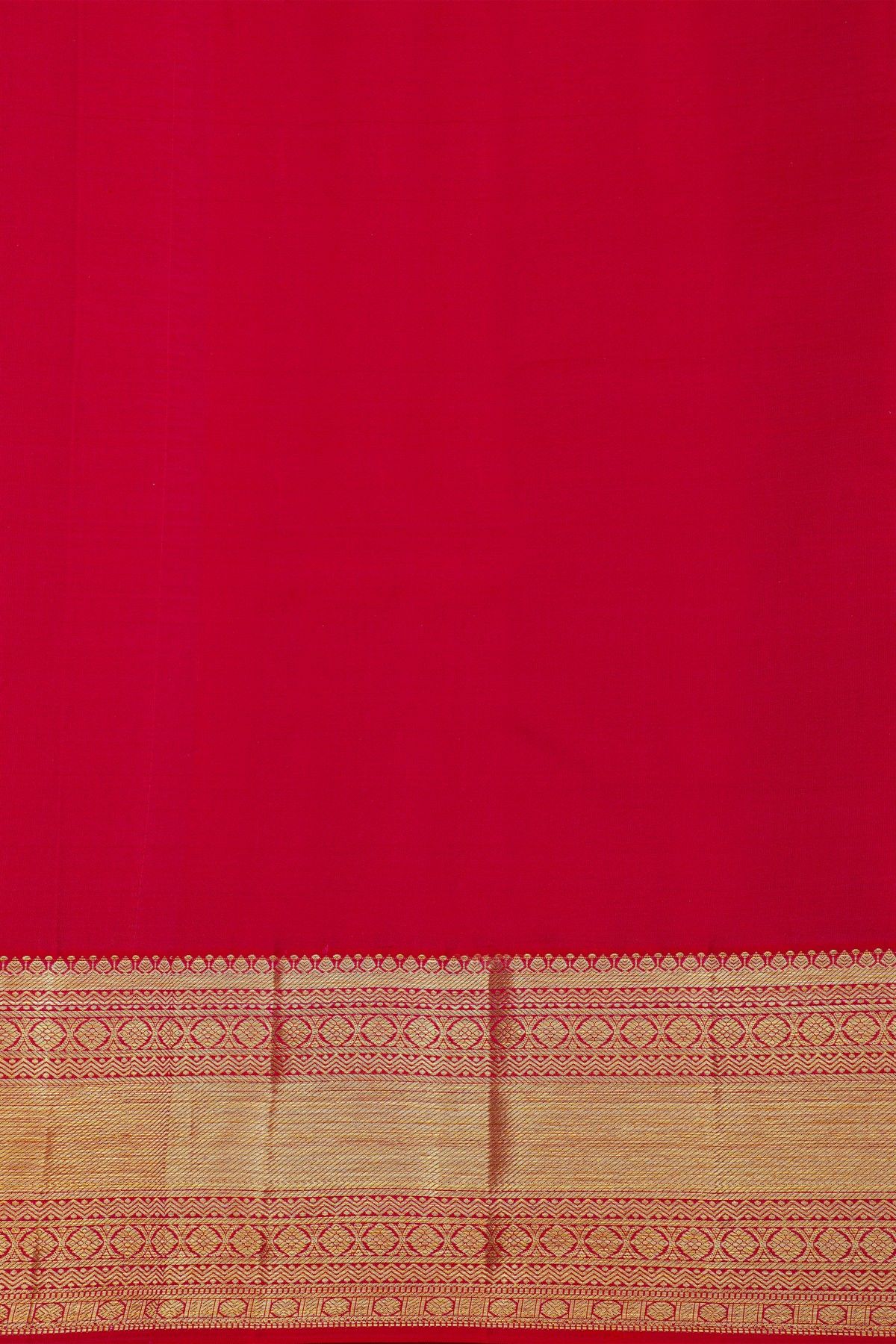 Kancheepuram Silk Dual Colour Saree With Florals Body Self Border