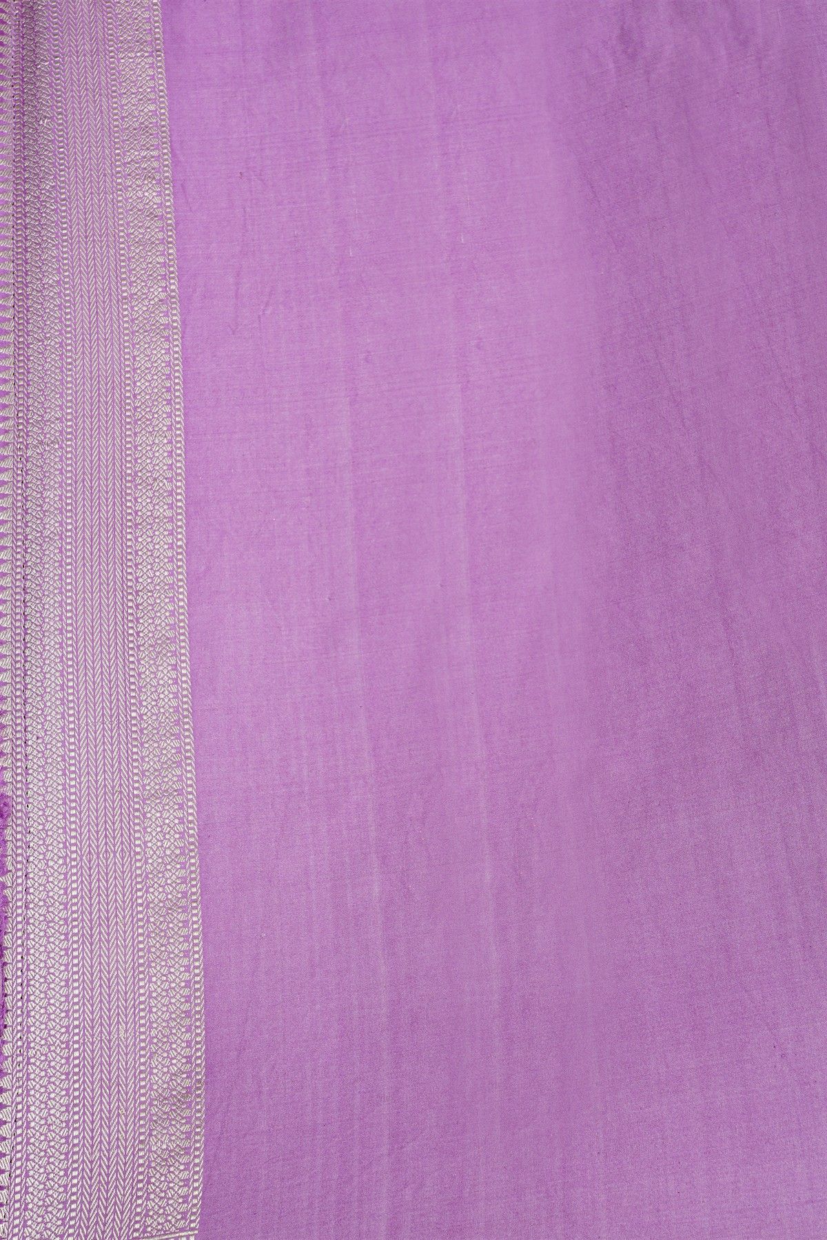 Banarasi Silk Mustard Saree With Zari Lines Body And Self Florals And Leaves Border