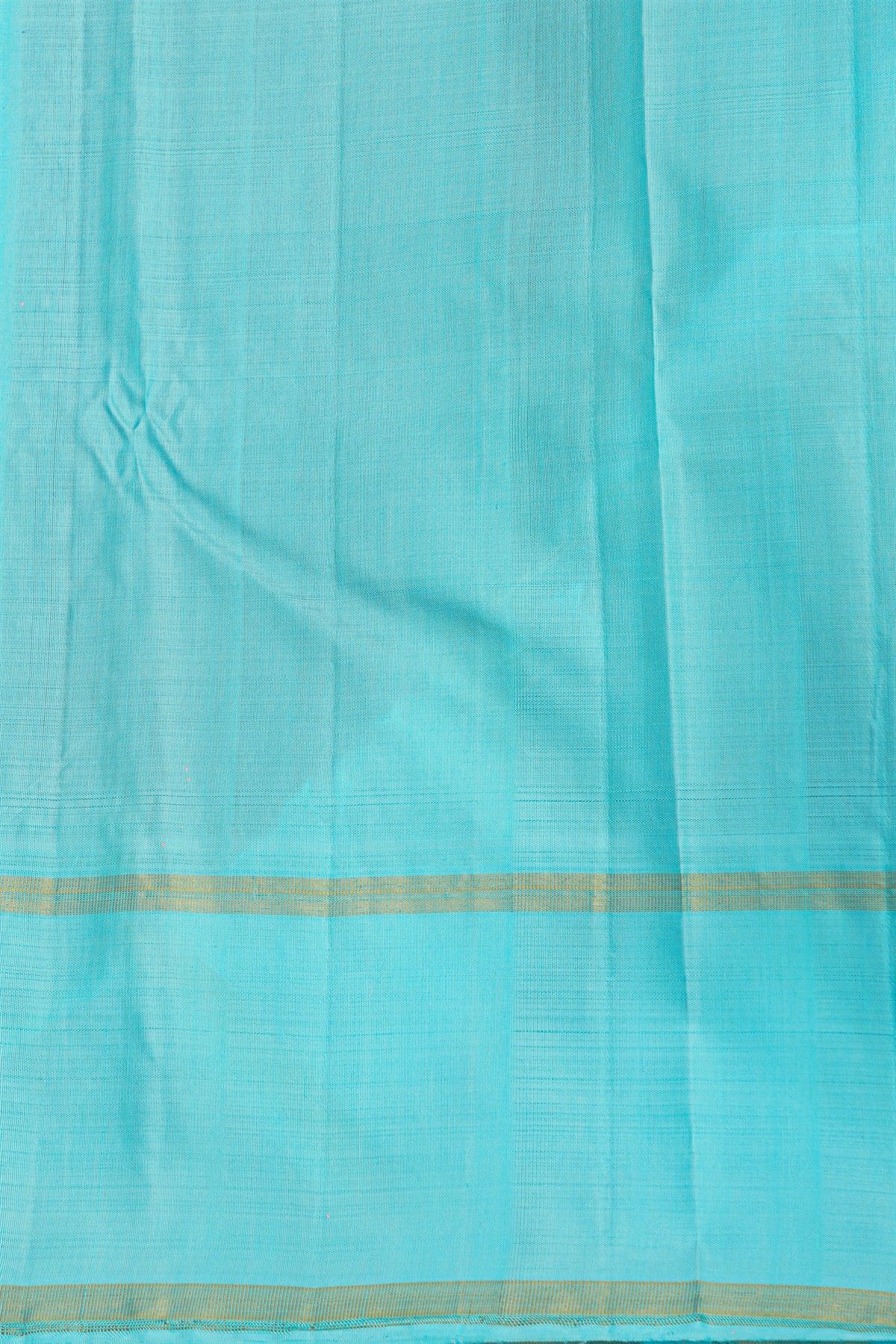 Kancheepuram Silk Navy Blue Saree With Thread Checks