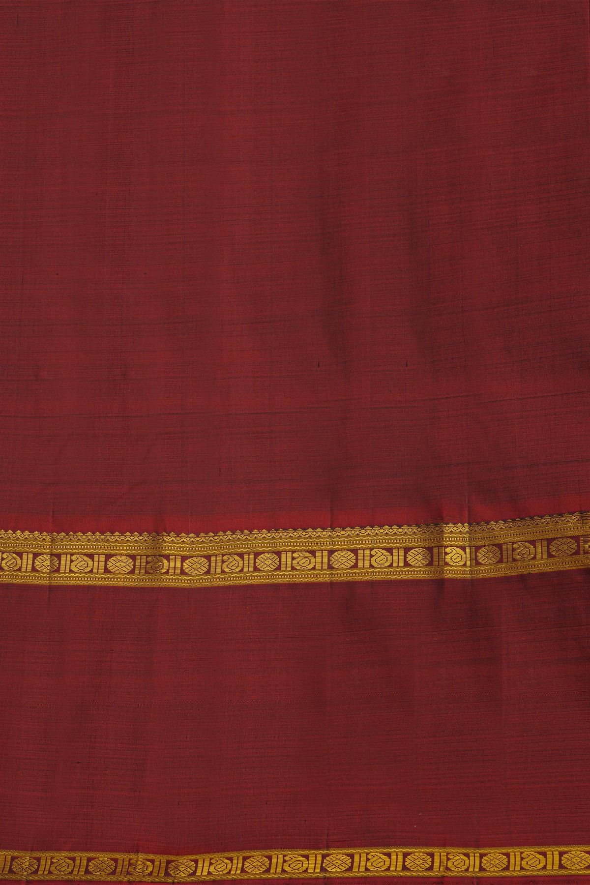 Kancheepuram Silk Bottle Green Zari Checks Saree With Ganga Jamuna Kuttu Border