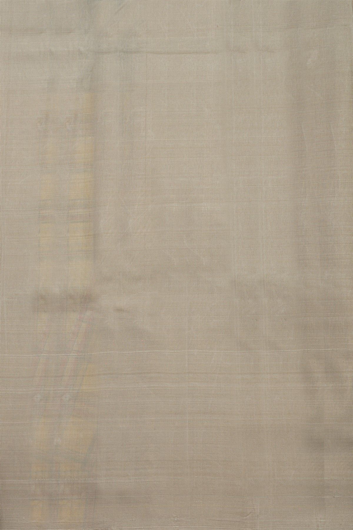 Kancheepuram Silk Black Saree With Multi-Colour Checks Half And Half Borderless