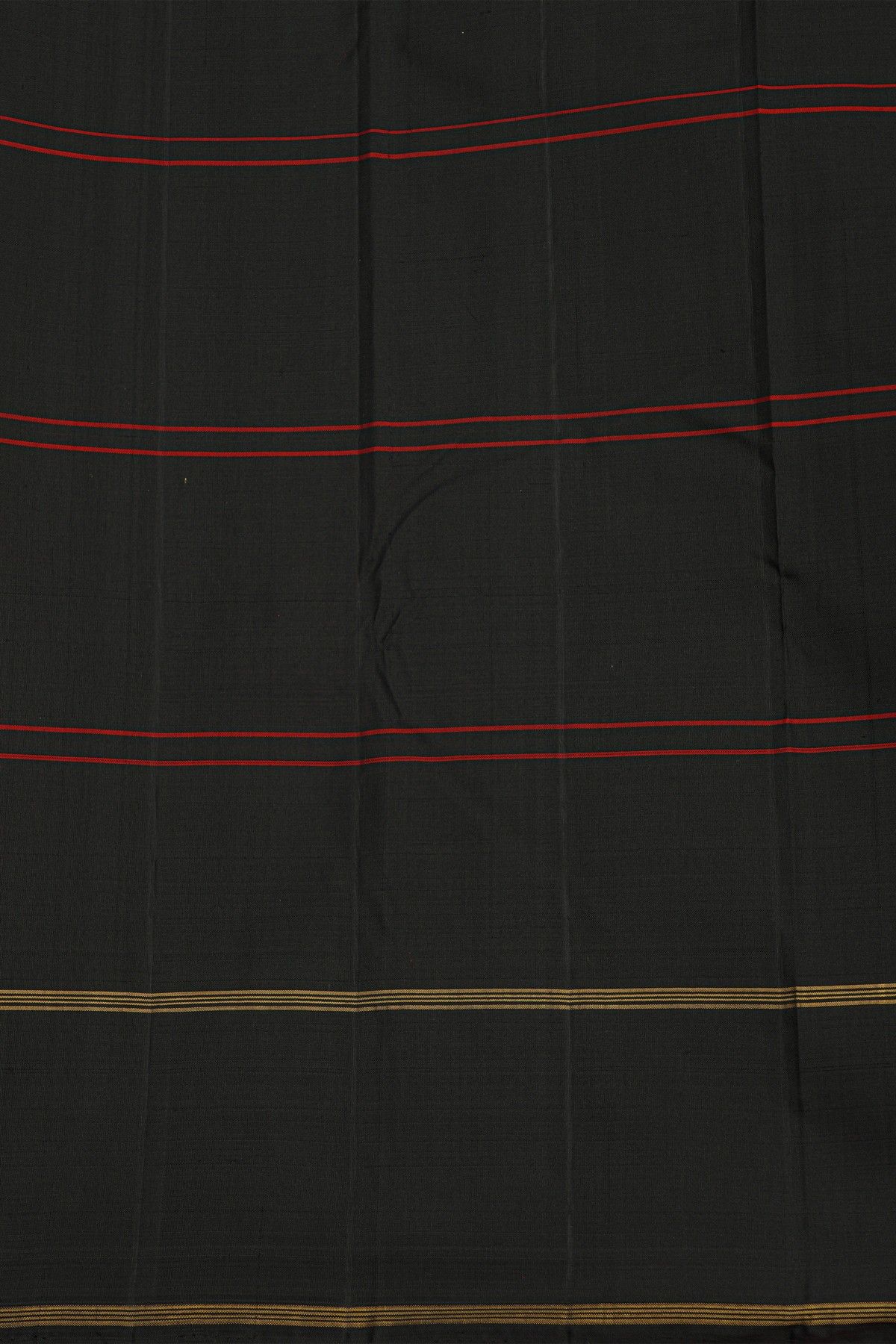 Kancheepuram Silk Multi Colour Checks Saree With Plain Temple Border