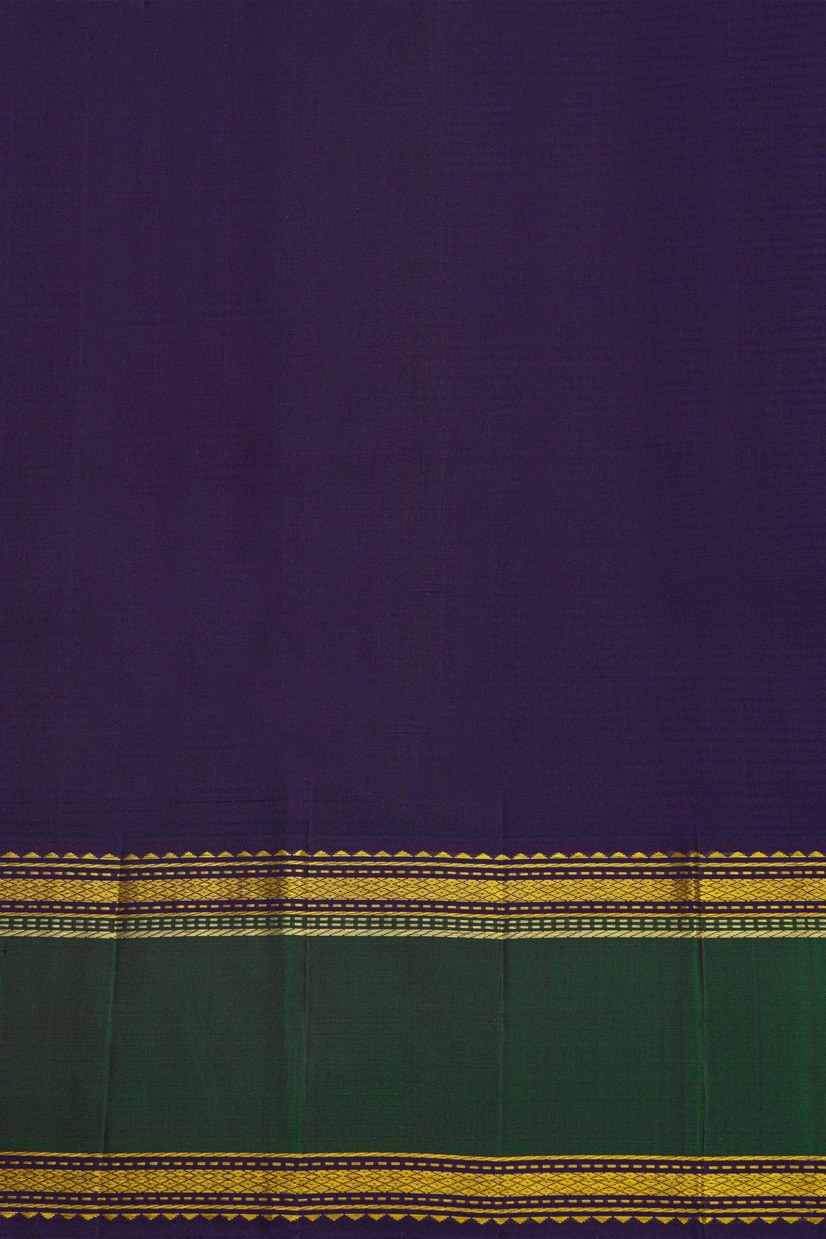 Kancheepuram Silk Multi-Colour Saree With Kattam Checks