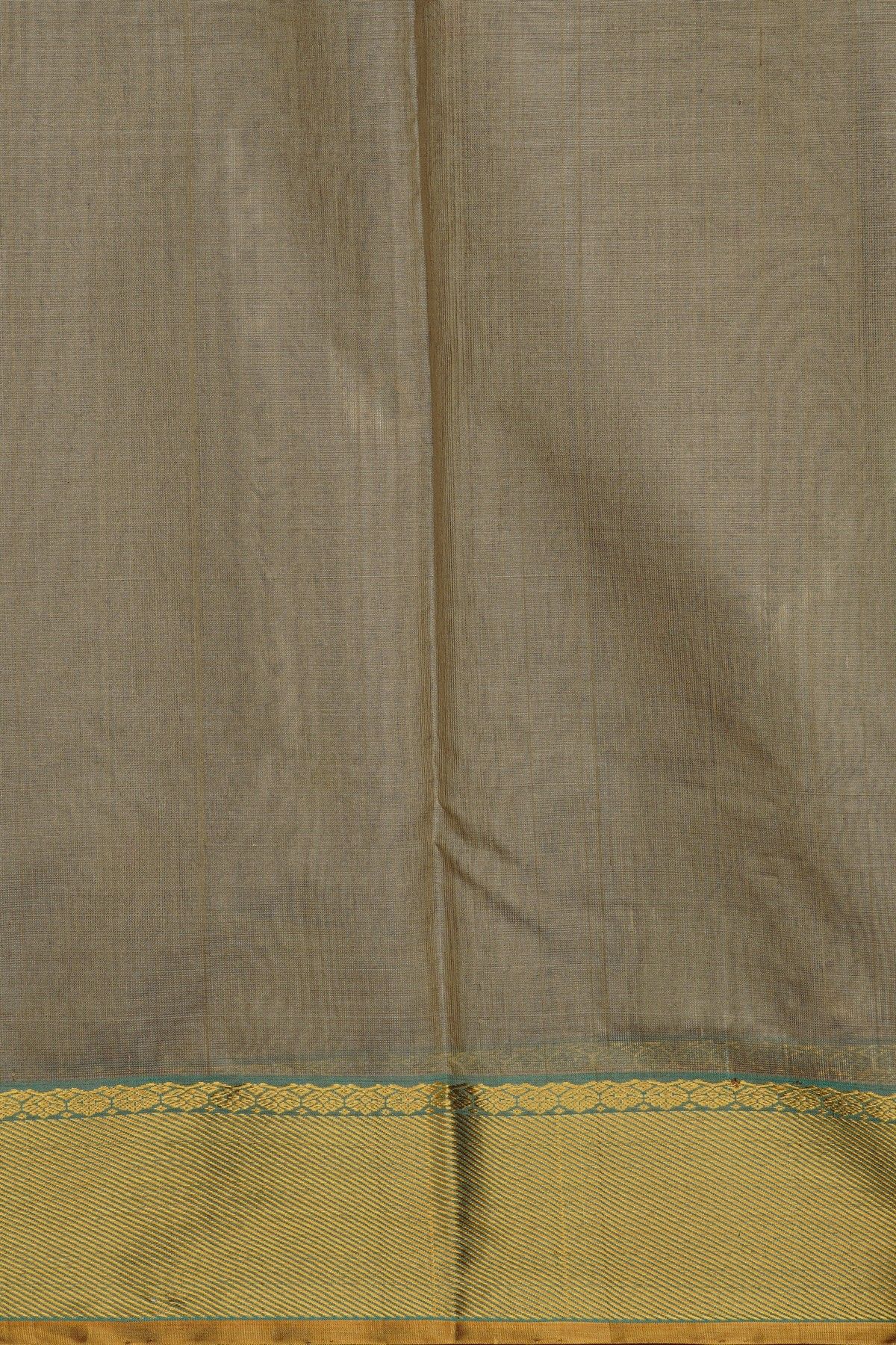 Chanderi Silk Beige Saree With Meenakari Zari Buttis