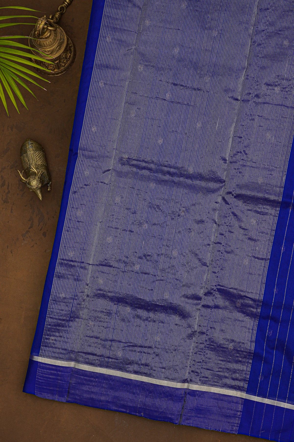 Chanderi Silk Royal Blue Saree