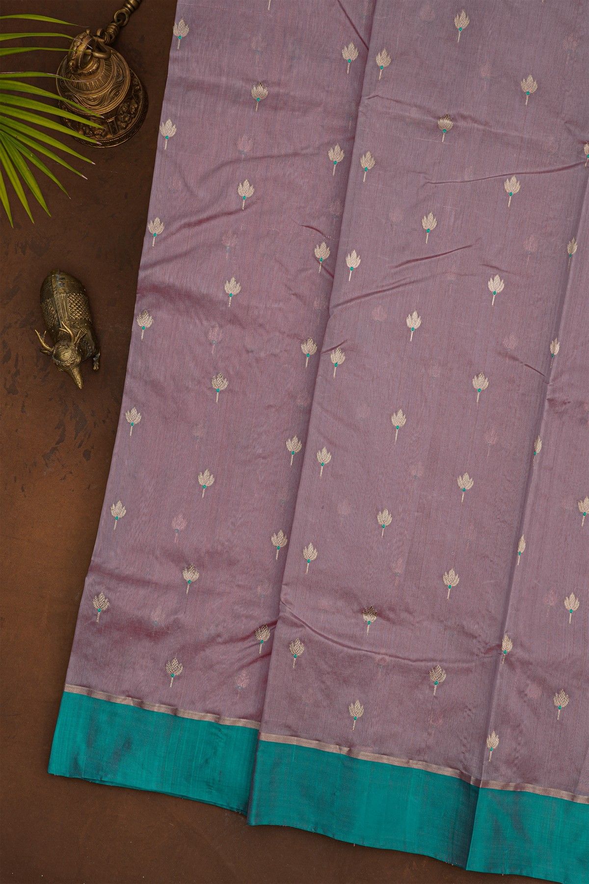 Chanderi Silk Lavender Saree