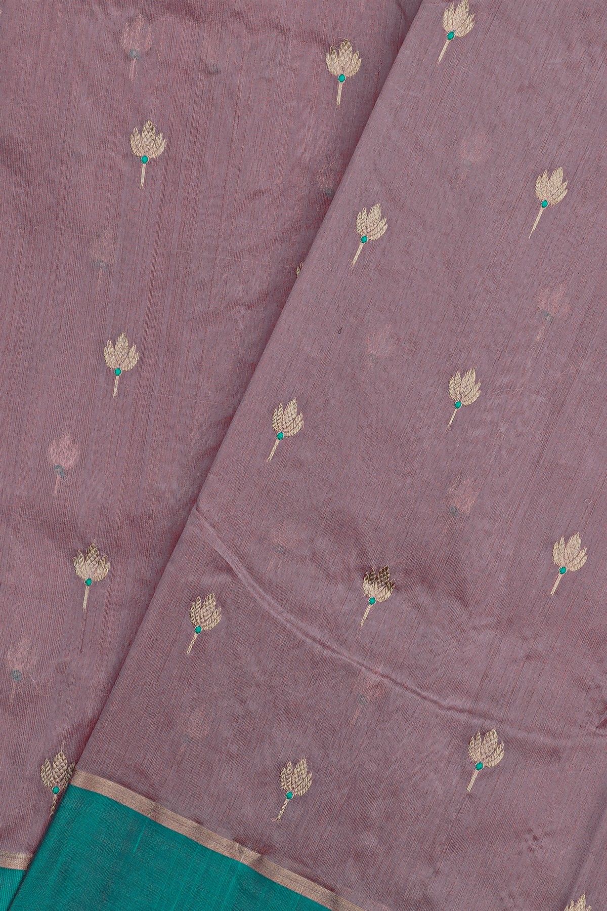 Chanderi Silk Lavender Saree