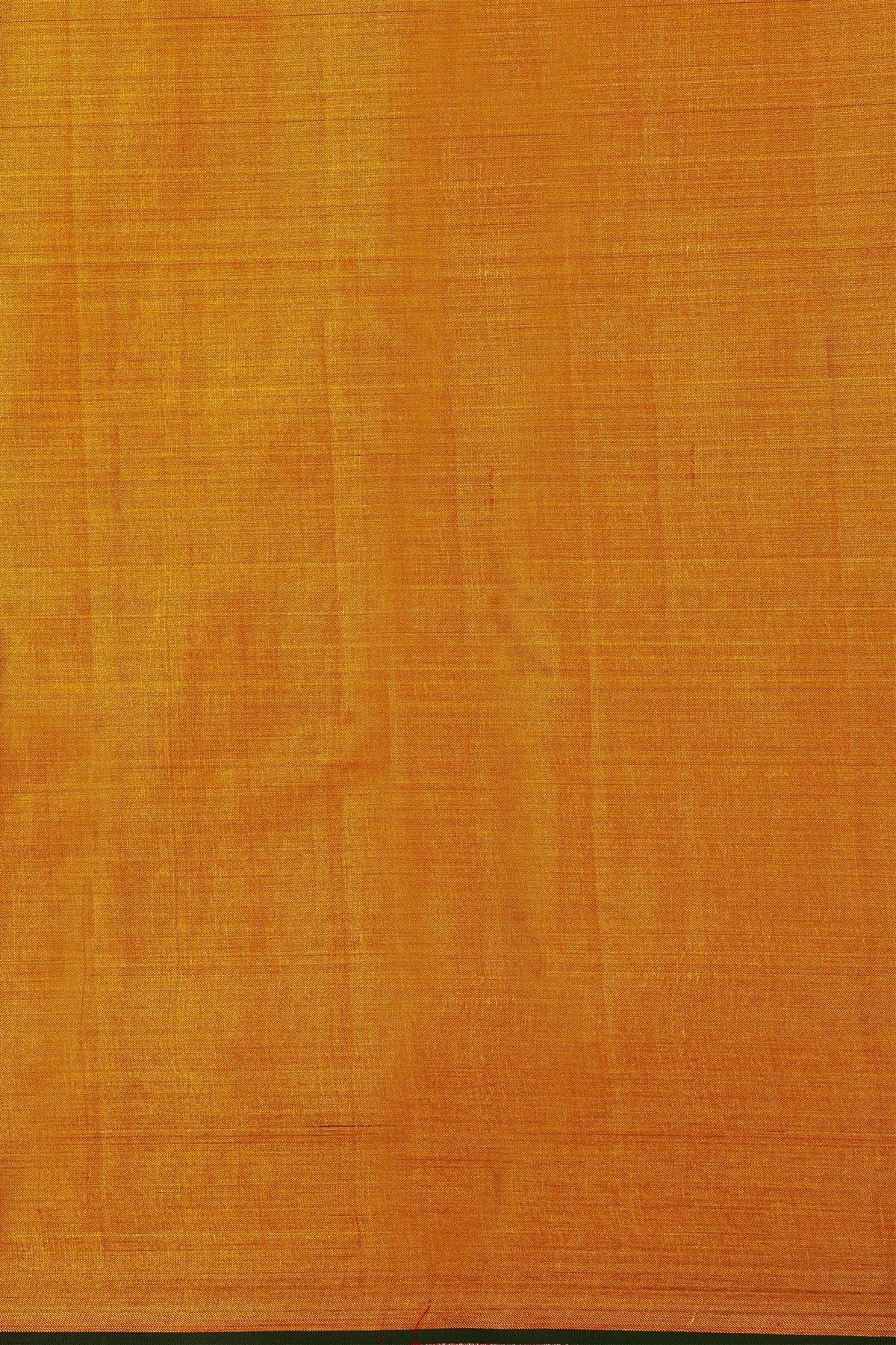 Kancheepuram Gold Tissue Saree With Designer Wedding Theme Weaving