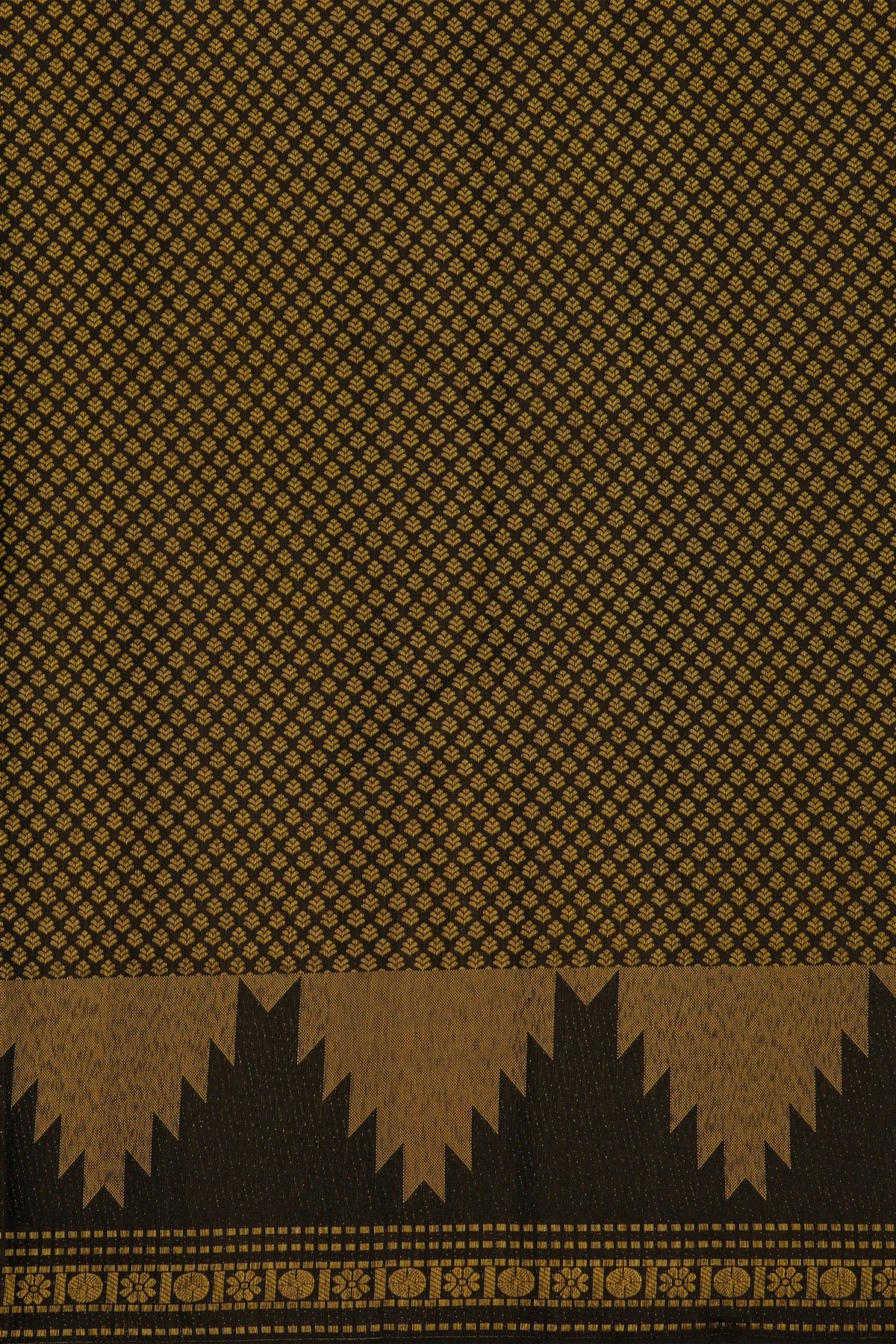 Kancheepuram Silk Dual Colour Saree With Kaddi Mat Finish Body And Self Temple Border