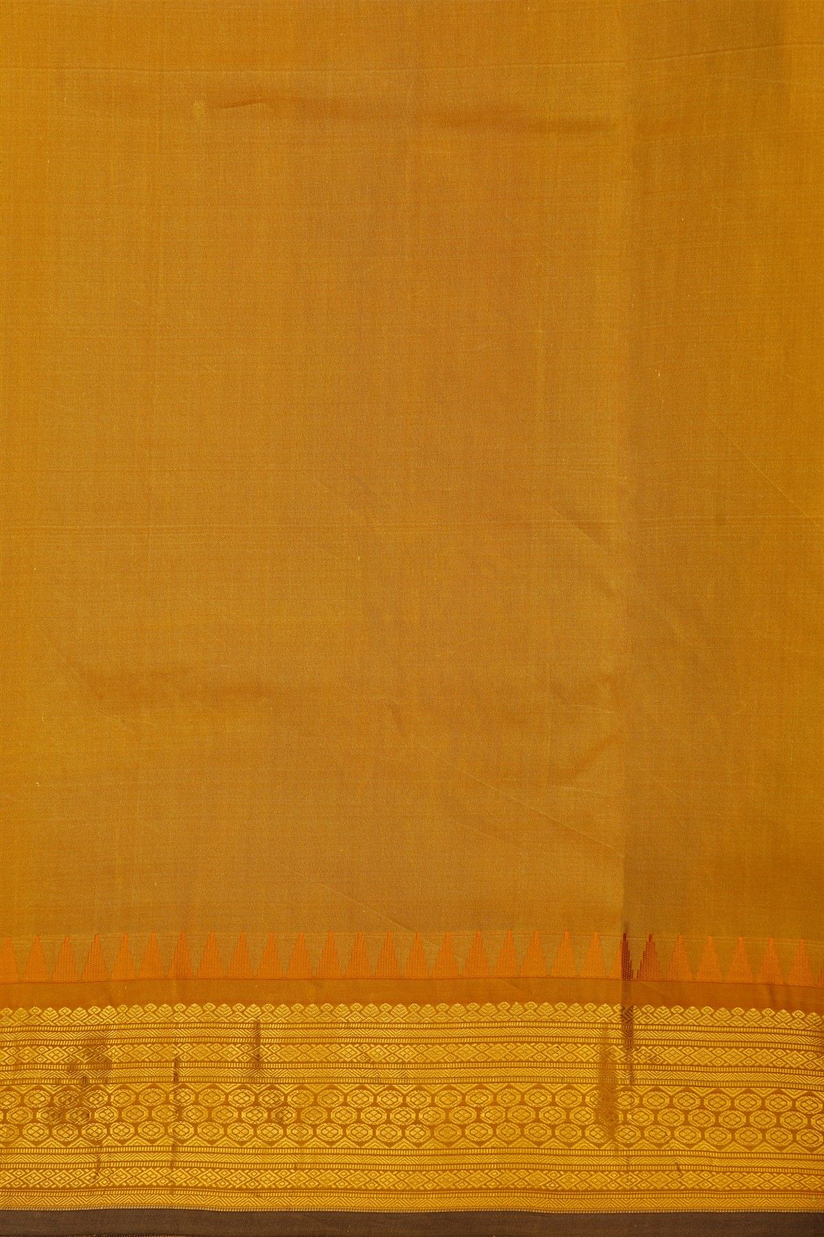 Fusion Kancheepuram Silk Dark Purple Saree With Silk Thread Work Body