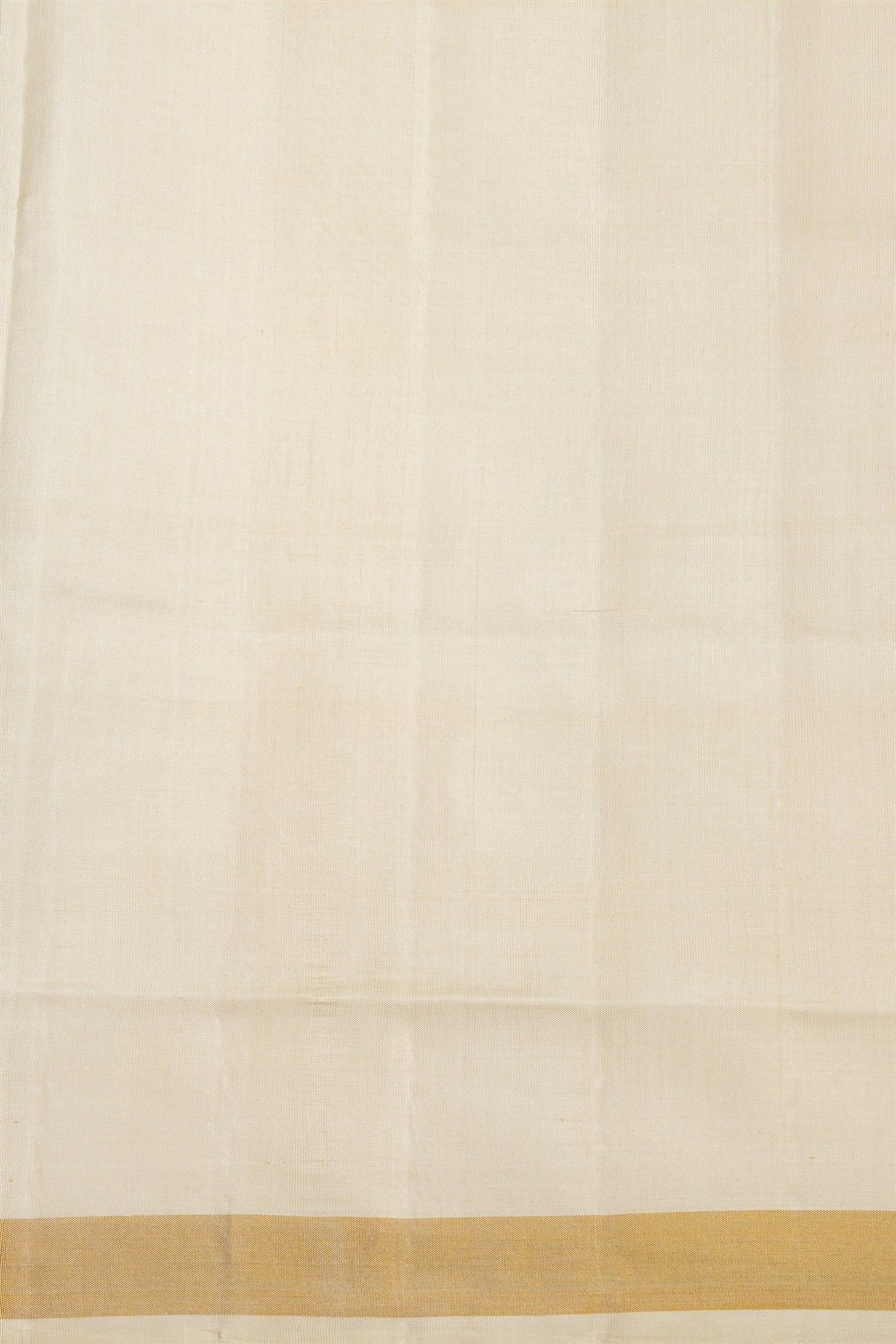 Patola Silk Off White Saree With Floral Jaal And Parrots Border