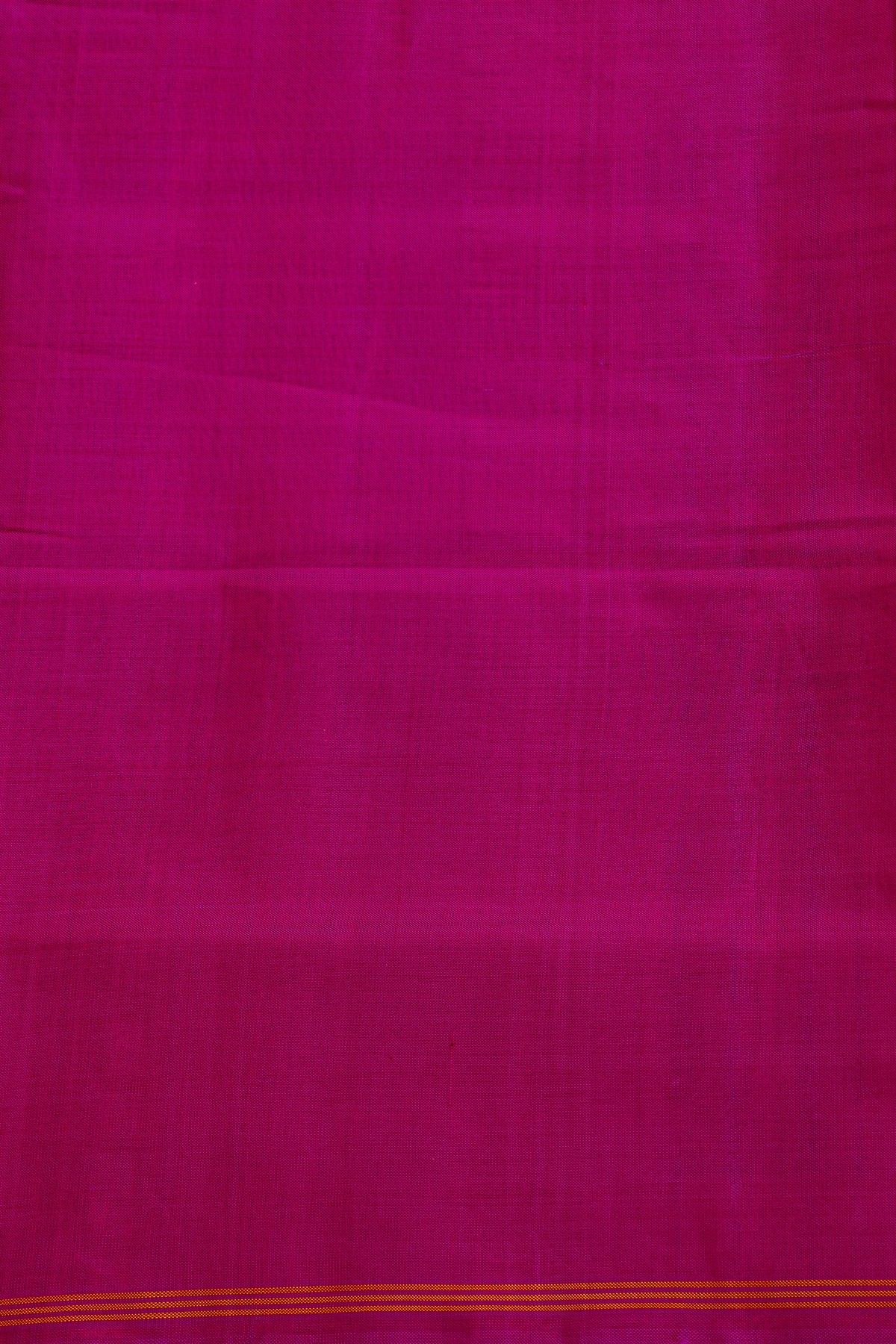 Patola Silk Dark Mauve Saree With Florals And Animals Body