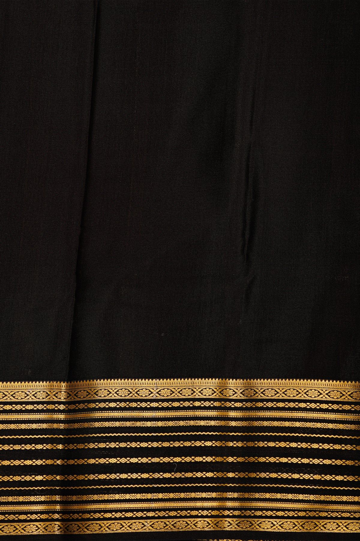 Mysore Crepe Maroon Saree